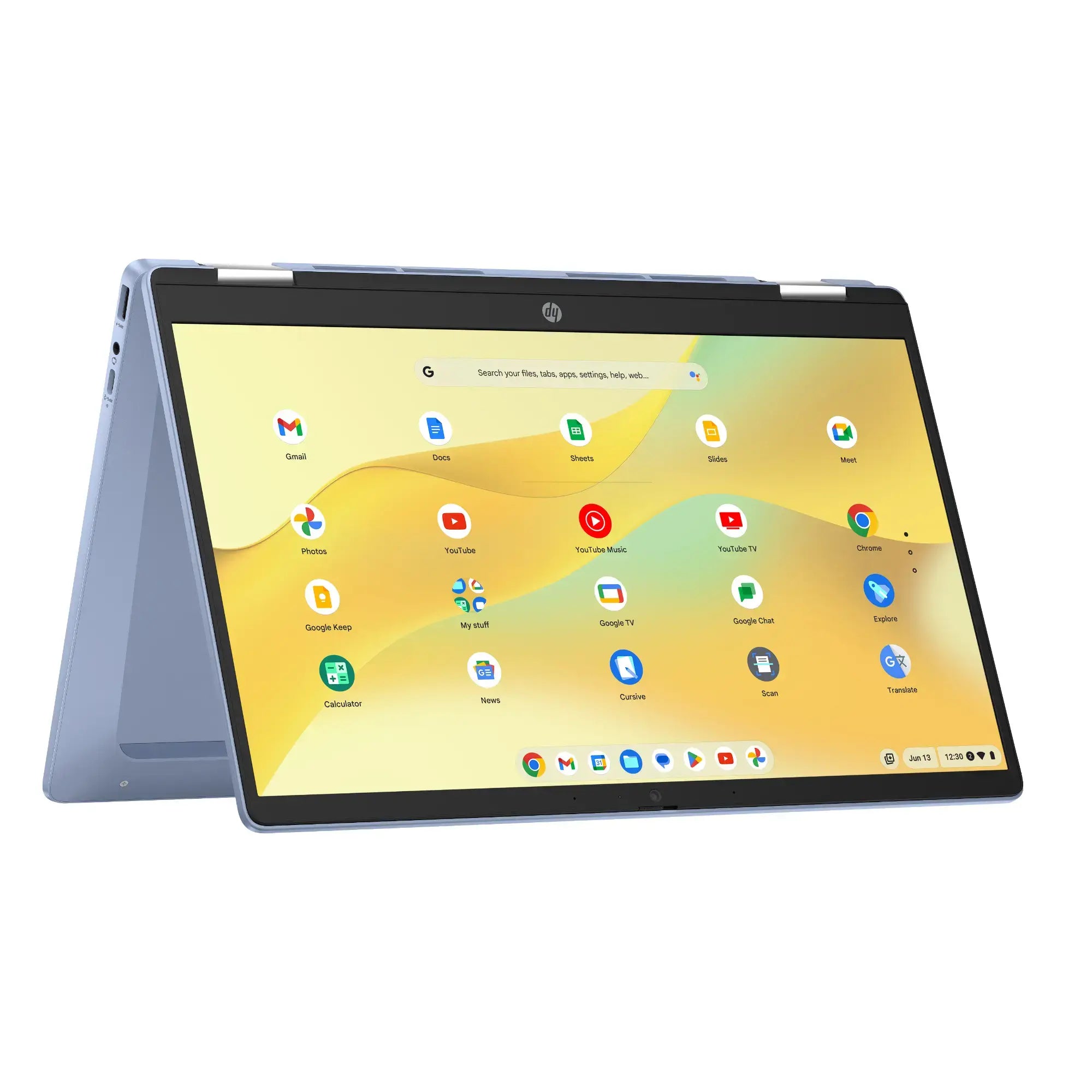 HP x360 14b-cd0046tg 14" HD Convertible Chromebook, Intel N200, 4GB RAM, 128GB UFS, ChromeOS - 9P1T9UA#ABA (Certified Refurbished)