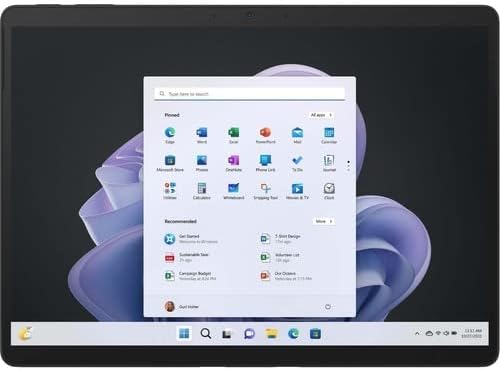 Microsoft Surface Pro-9 13" PixelSense Tablet, Intel i5-1245U, 1.60GHz, 16GB RAM, 256GB SSD, Win11P - QIA-00019