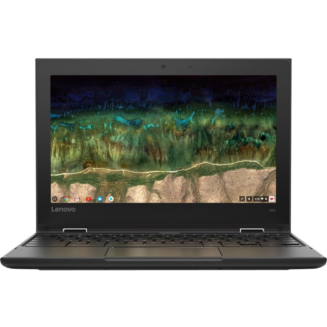 Lenovo 500e 2nd Gen 11.6" HD Chromebook, Intel Celeron N4100, 1.10GHz, 4GB RAM, 32GB eMMC, ChromeOS - 81MC0000US