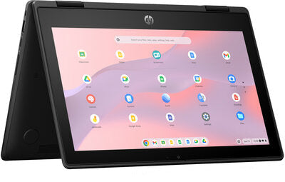 HP Fortis Flip G1m 11.6" HD Chromebook, MediaTek Kompanio 520, 8GB RAM, 64GB eMMC, ChromeOS - B61BLUT#ABA (Certified Refurbished)