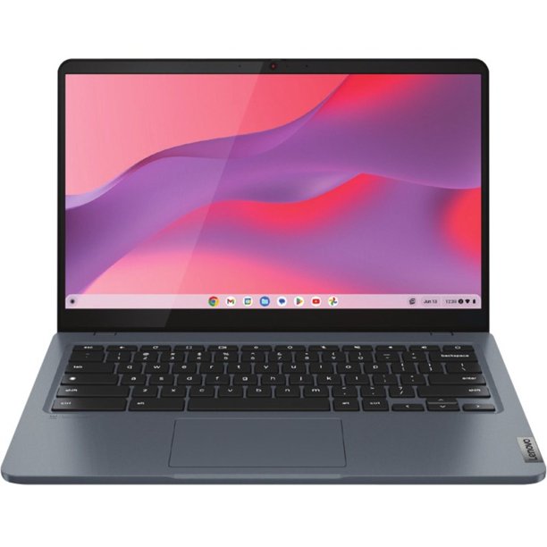 Lenovo IdeaPad Slim 3 14IAN8 14" HD Chromebook, Intel N100, 0.8GHz, 4GB RAM, 64GB eMMC, ChromeOS - 83BN0001US (Refurbished)