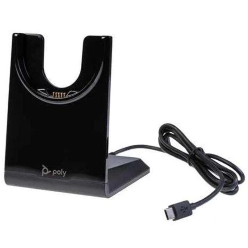 HP Poly Voyager 4200 Charging Stand, USB-C, Black - 85R94AA