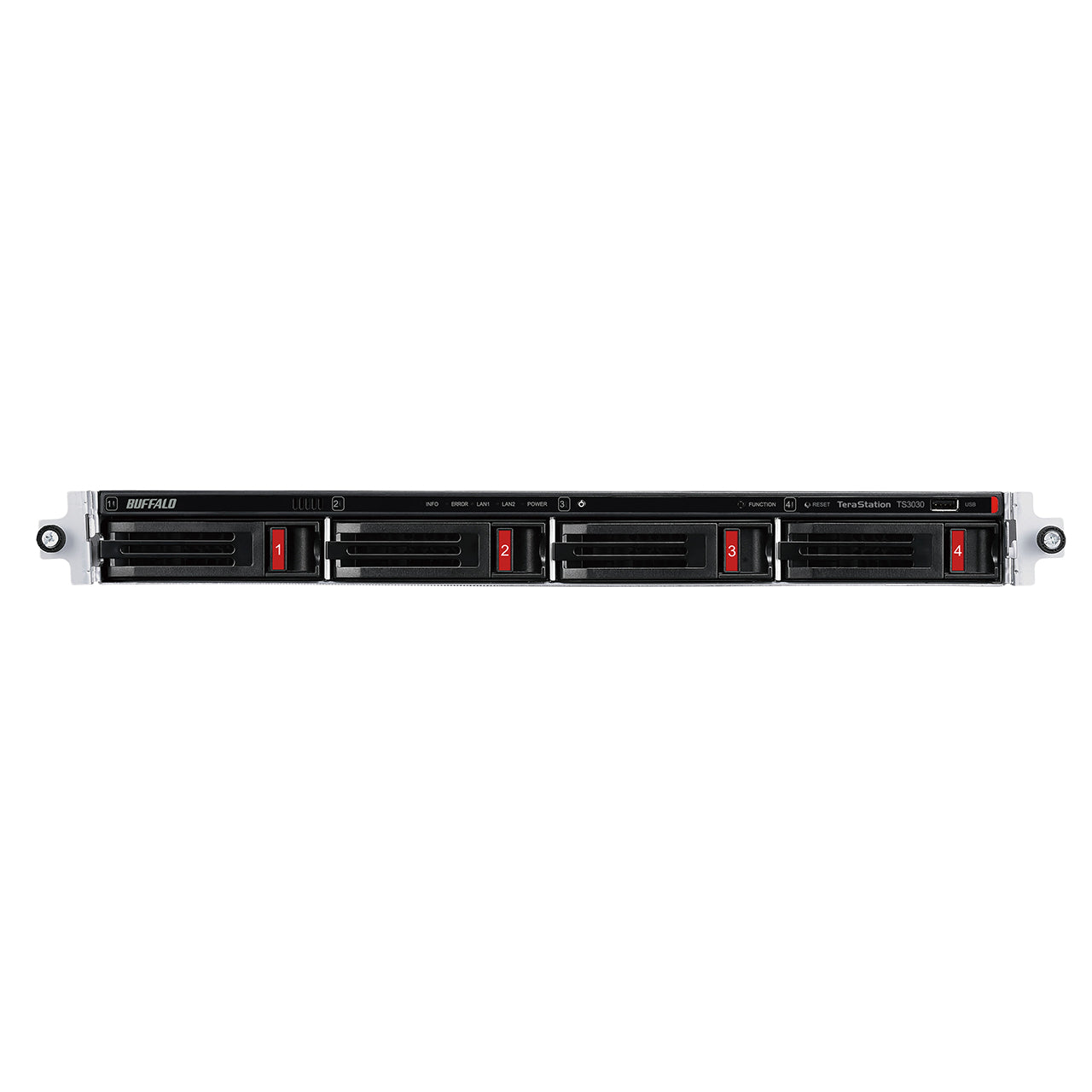 Buffalo TeraStation 3430RN 8TB 4-Bay Rackmount NAS, Alpine AL524, 2GB RAM, 3xUSB, 2xRJ45 - TS3430RN0802