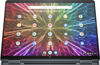 HP Elite Dragonfly 13.5" 2K Convertible Chromebook, Intel i3-1215U, 1.20GHz, 8GB RAM, 256GB SSD, ChromeOS - A4EC9UT#ABA