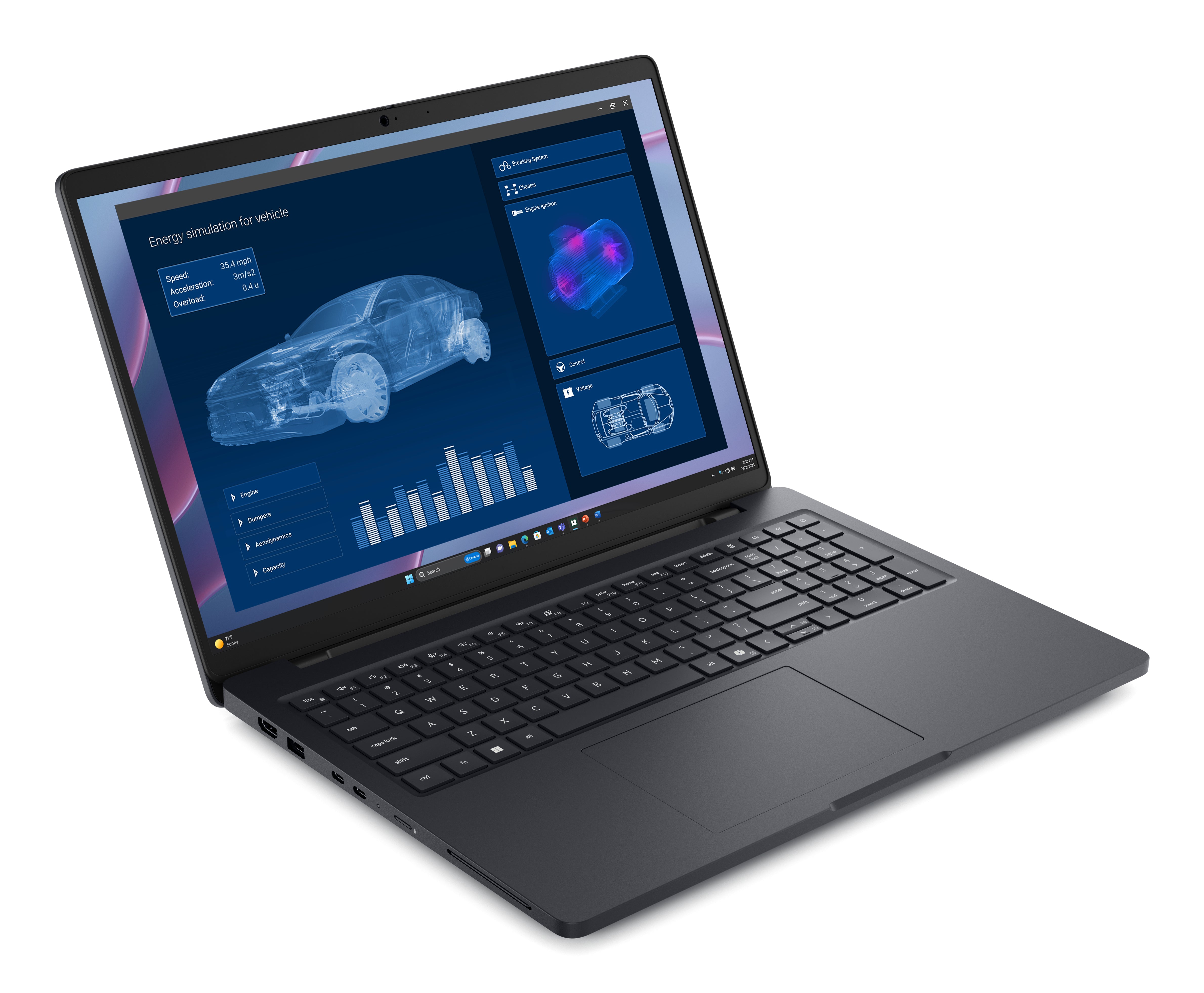 Dell Pro 16 Max MC16255 16" FHD+ Notebook, AMD Ryzen AI 5 PRO 340, 16GB RAM, 256GB SSD, Win11P - MC16255-340