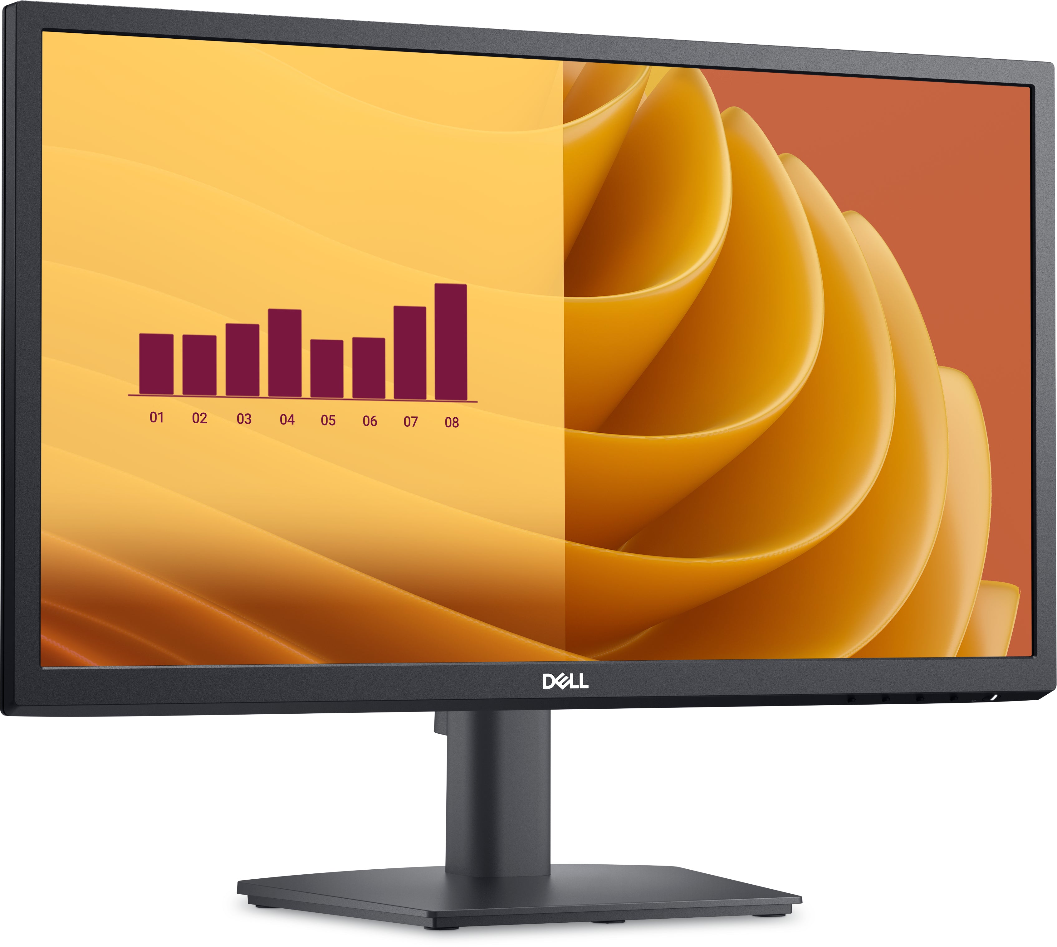Dell E2225H 21.5" FHD LED Monitor, 16:9, 5MS, 3000:1-Contrast - DELL-E2225H (Refurbished)
