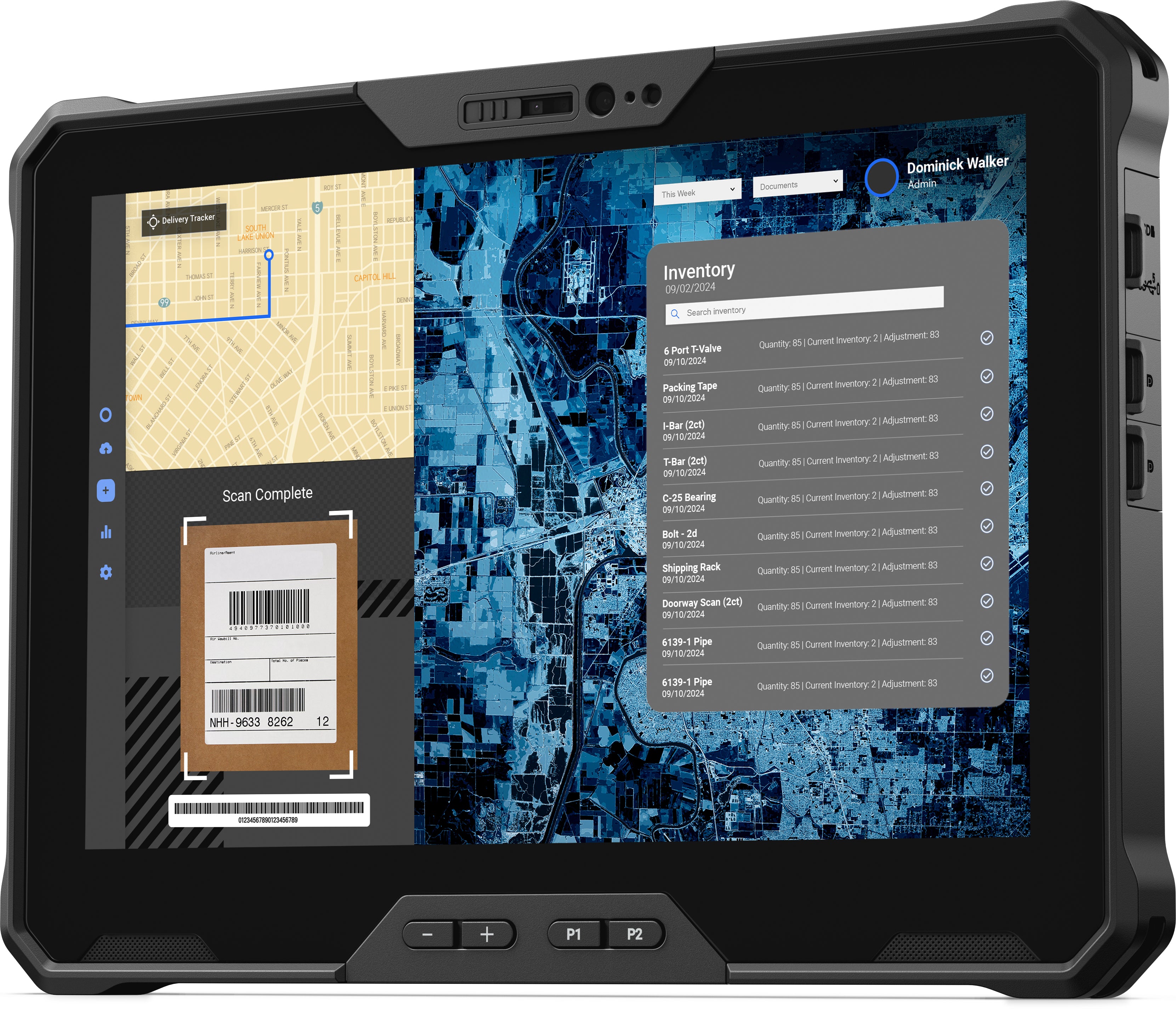 Dell Latitude 7030 10.1" FHD+ Rugged Extreme Tablet, Intel i5-1240U, 1.10GHz, 8GB RAM, 256GB SSD, Win11P - YW9TN