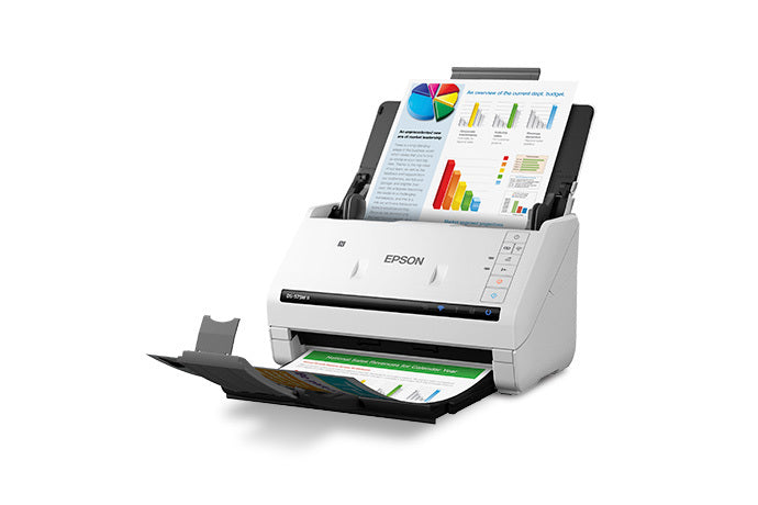 Epson DS-575W II Wireless Color Duplex Document Scanner, 35 ppm/70 ipm, USB - B11B263202-N (Certified Refurbished)