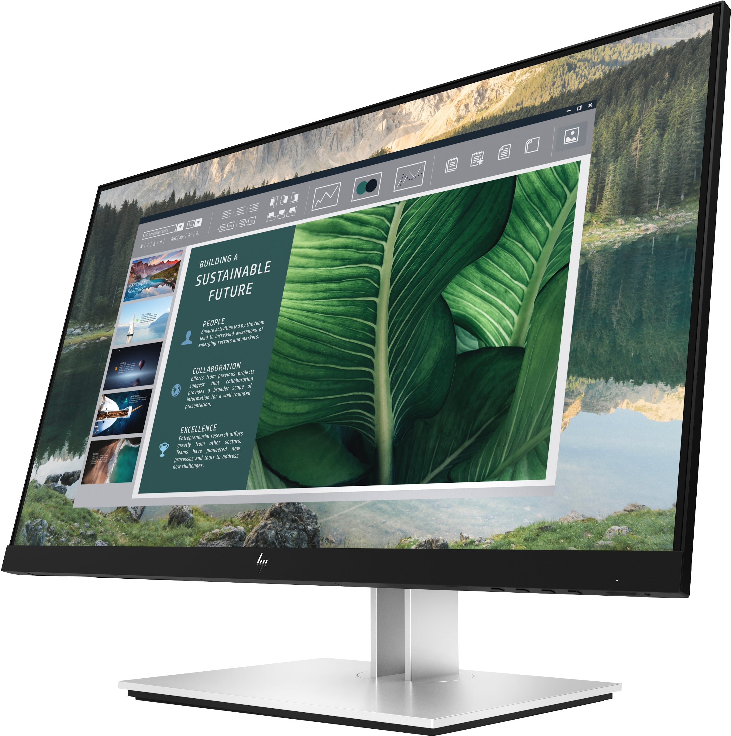 HP E24u G4 23.8" FHD USB-C Monitor, 16:9, 5ms, 1000:1-Contrast - 189T0AA#ABA