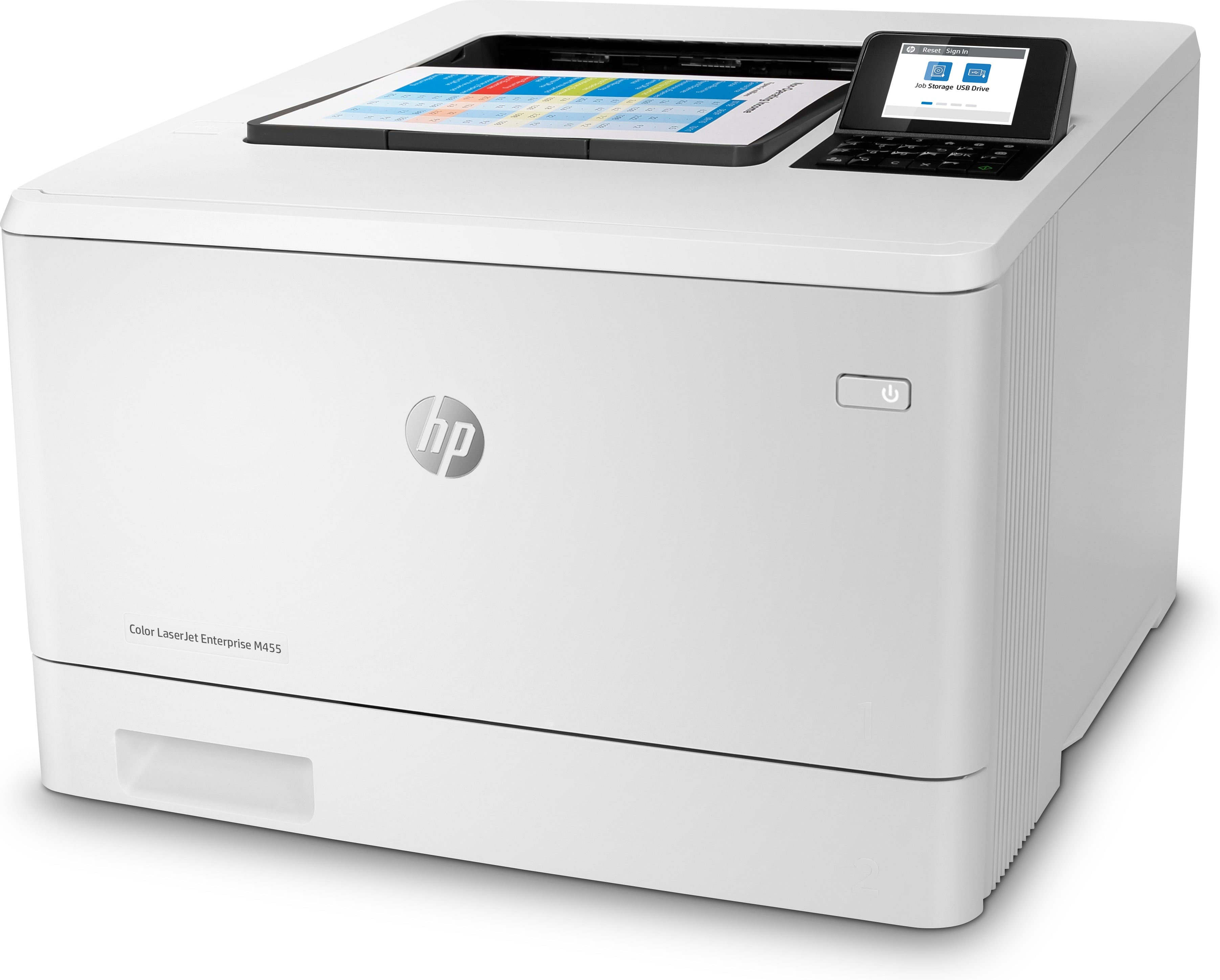 HP Color LaserJet Enterprise M455dn Printer, 29/29 ppm, 1.25GB, Ethernet, USB, Duplex - 3PZ95A#BGJ (Certified Refurbished)