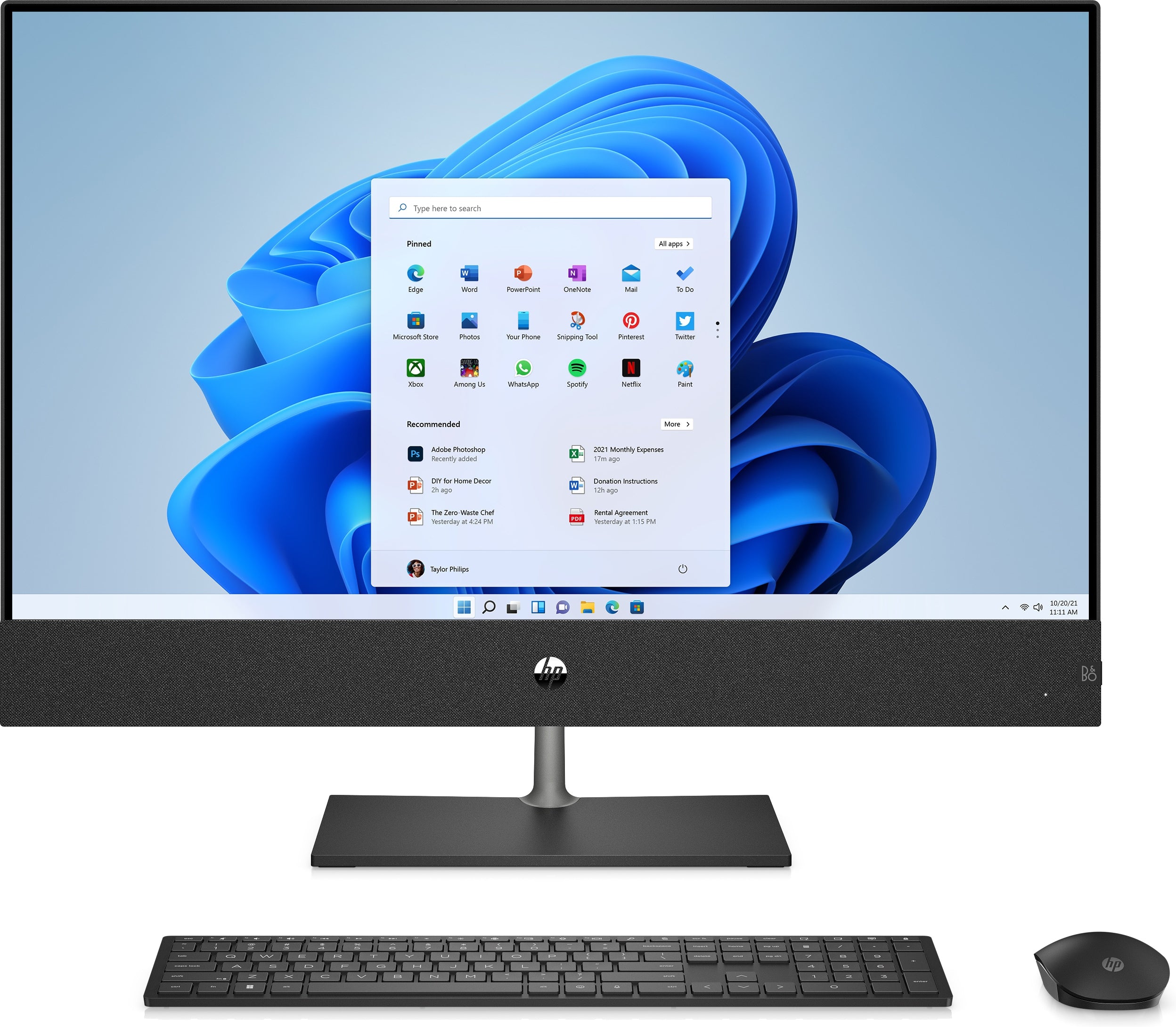 HP Pavilion 27-ca1244 27" FHD All-in-One PC, Intel i7-12700T, 1.40GHz, 16GB RAM, 1TB SSD, W11H - 577B6AA#ABA (Certified Refurbished)