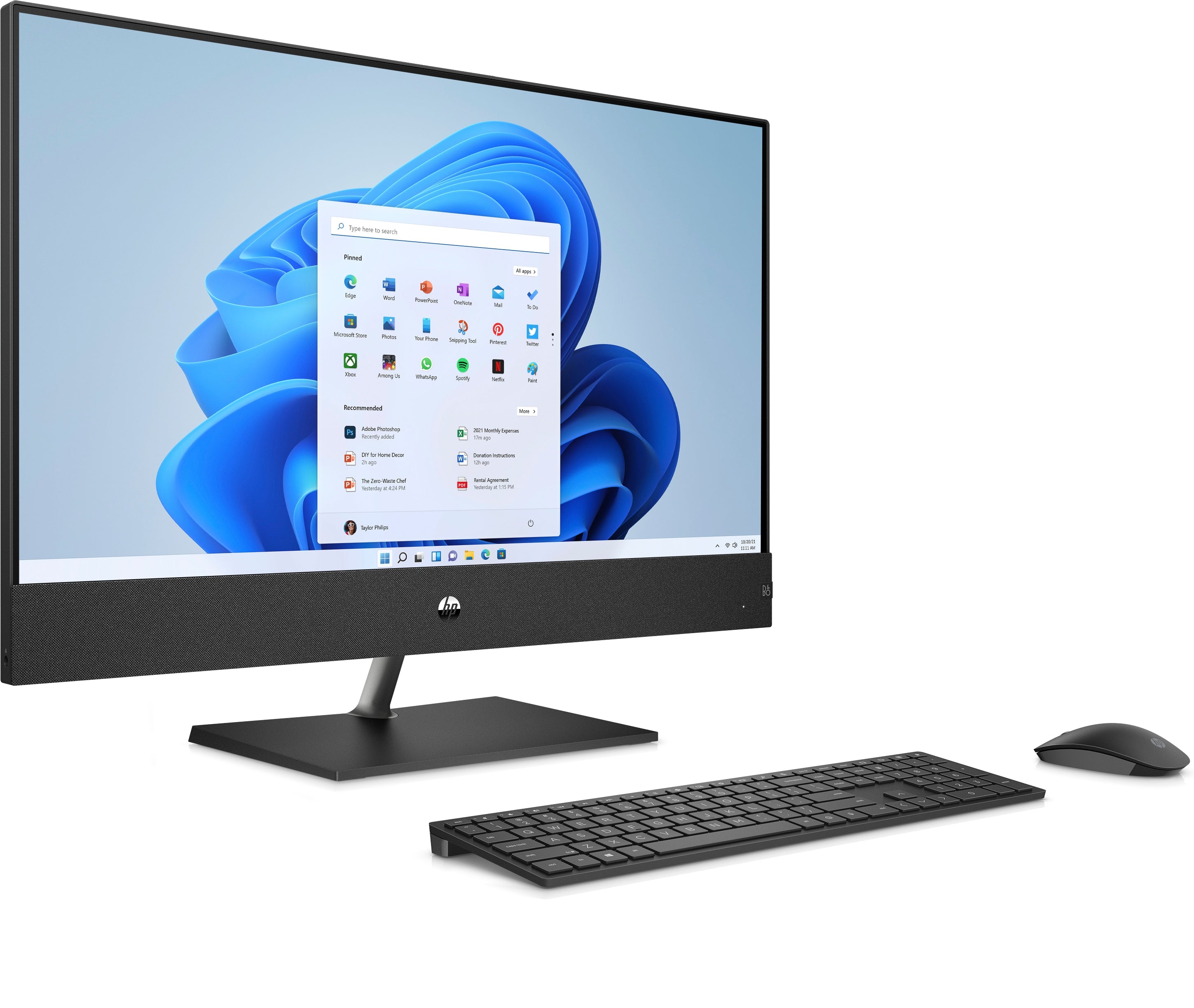 HP Pavilion 27-ca1244 27" FHD All-in-One PC, Intel i7-12700T, 1.40GHz, 16GB RAM, 1TB SSD, W11H - 577B6AA#ABA (Certified Refurbished)