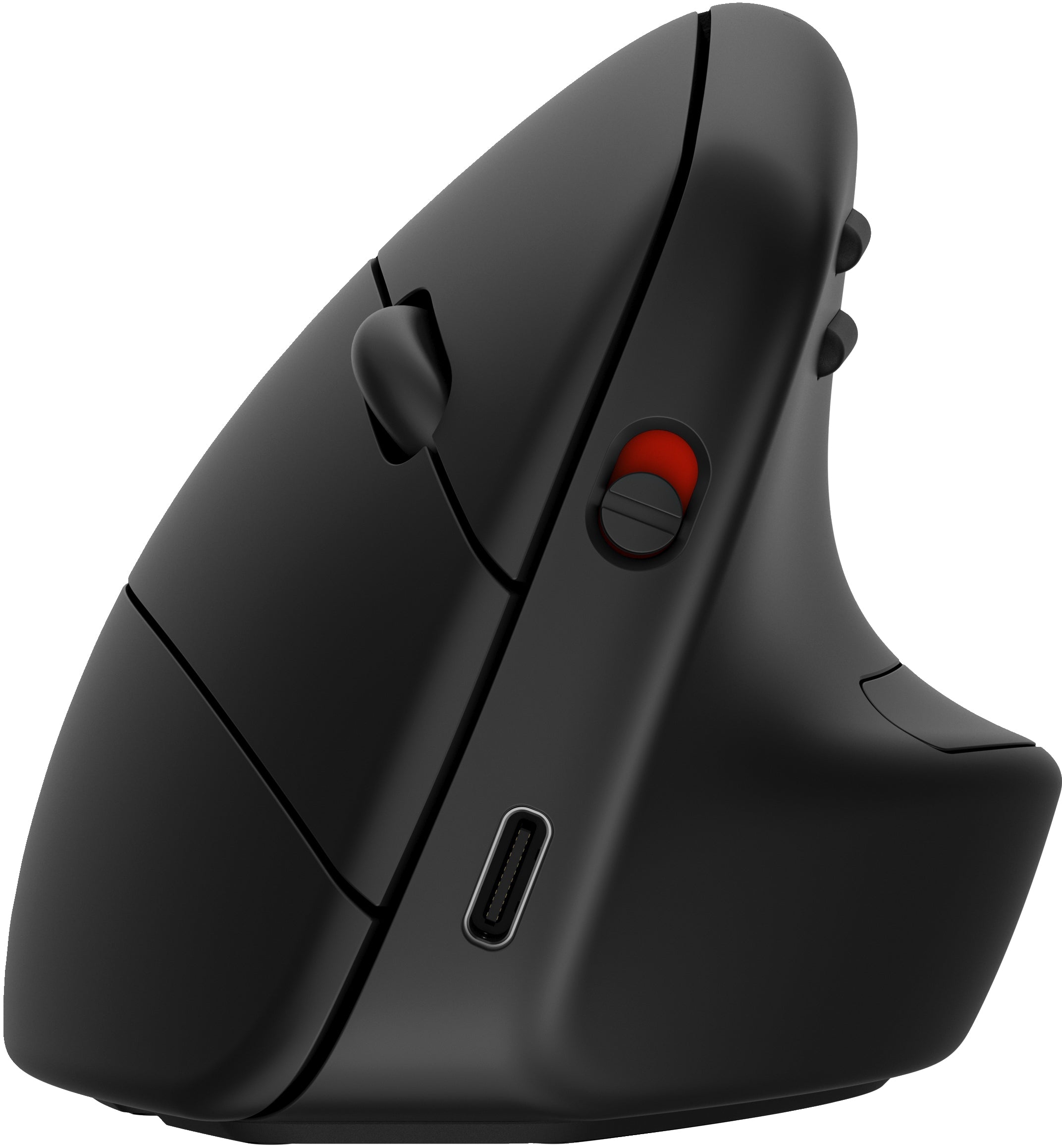 HP 920 Ergonomic Vertical Mouse, 2.4GHz, 6 Buttons, 1200 dpi, Scroll Wheel, Black - 6H1A4AA#ABA