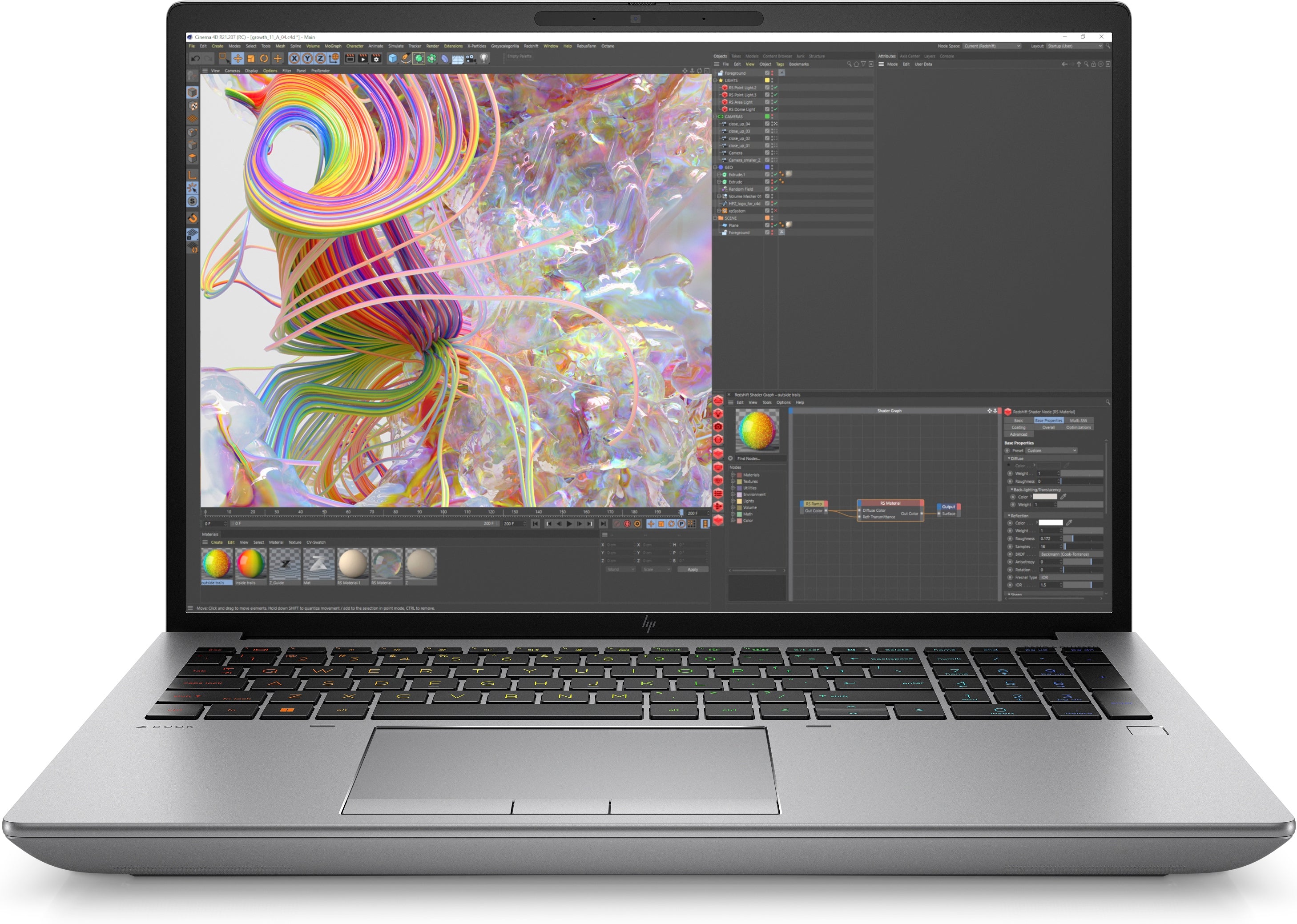 HP ZBook Fury 16 G9 16" WUXGA Mobile Workstation, Intel i7-12800HX, 2.0GHz, 16GB RAM, 512GB SSD, Win11P - 6X3J4UT#ABA