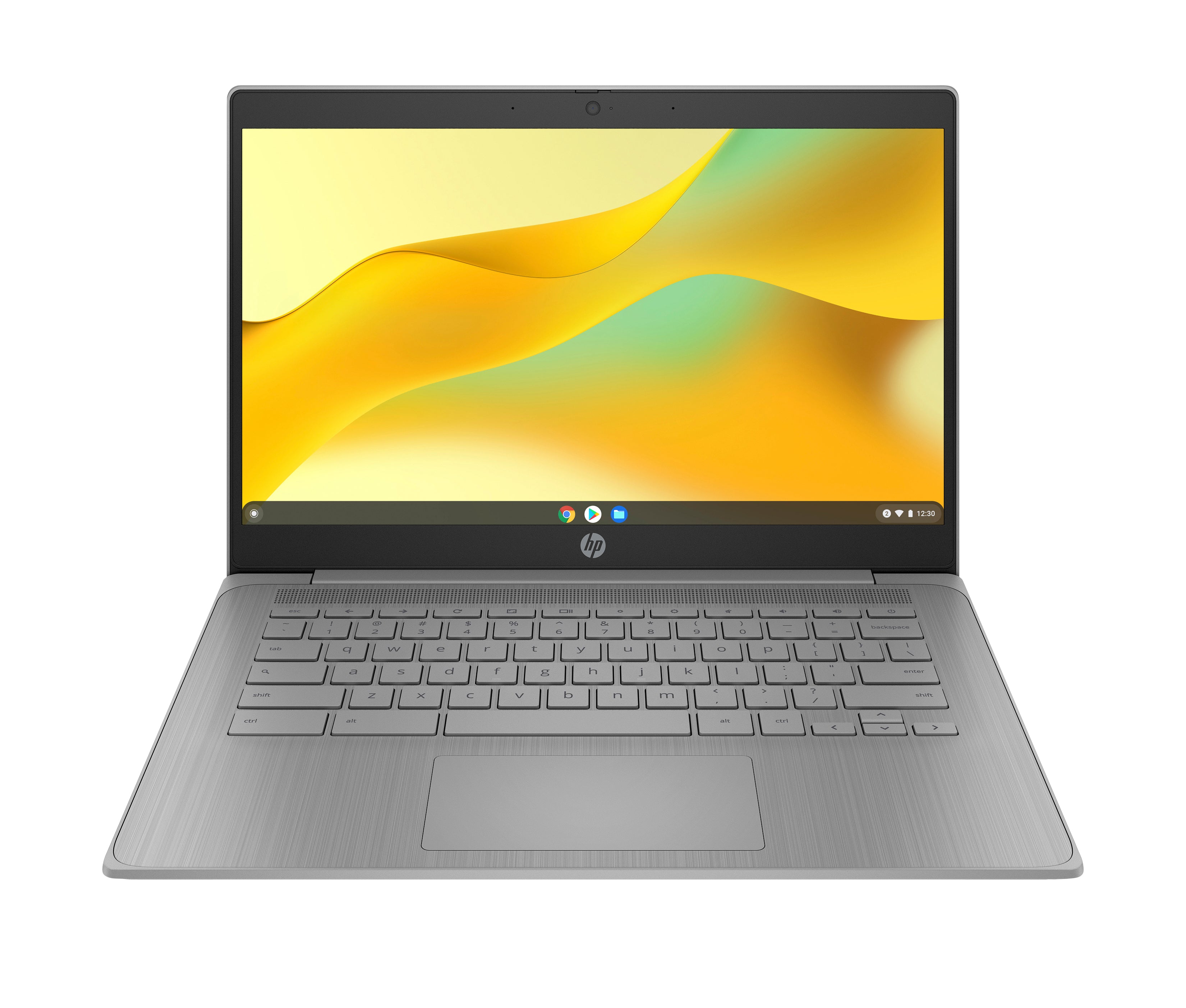 HP 14a-ne0013dx 14" HD Chromebook, Intel Celeron N4120, 1.10GHz, 4GB RAM, 64GB eMMC, ChromeOS - 6X6Z1UA#ABA
