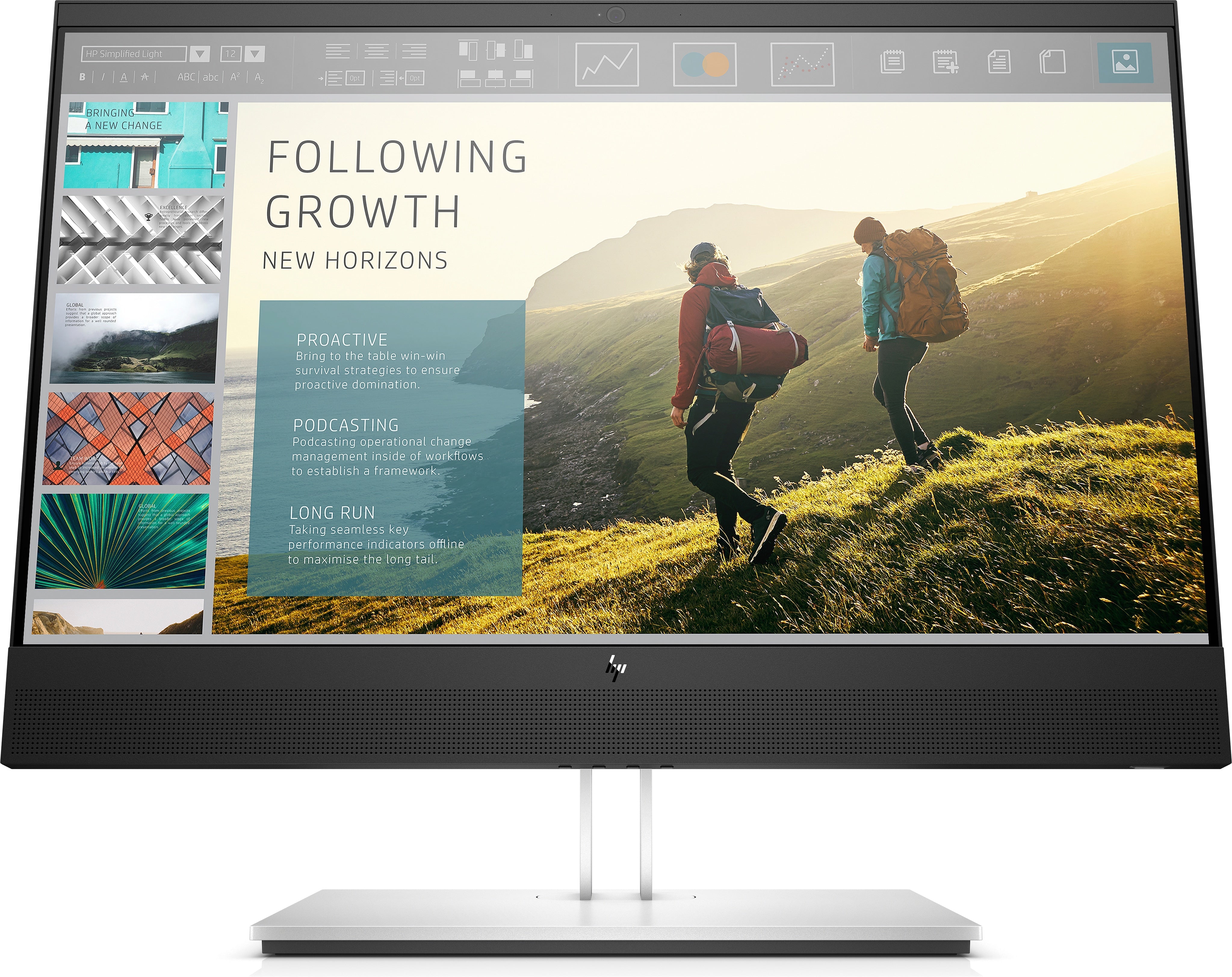 HP Mini-in-One 23.8" Full HD LED-backlit Monitor, 16:9, 14ms, 1K:1-Contrast - 7AX23A8#ABA