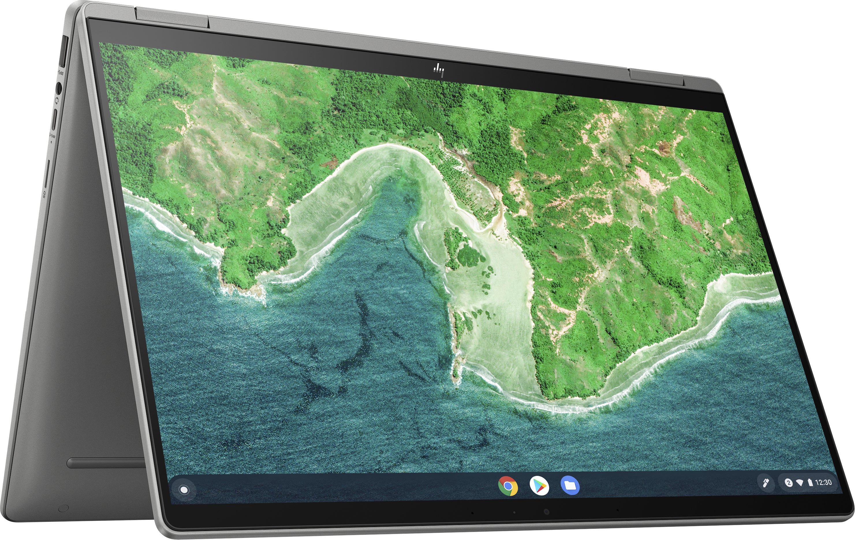 HP x360 14c-cd0013dx 14" WUXGA Convertible Chromebook, Intel i3-1215U, 1.20GHz, 8GB RAM, 128GB SSD, ChromeOS - 7H1S5UA#ABA (Certified Refurbished)