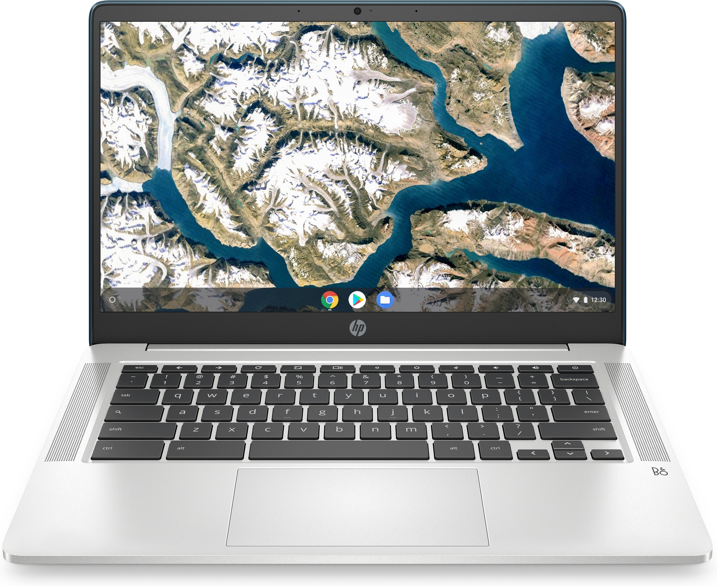 HP 14a-na0703ds 14" HD Chromebook, Intel Celeron N4120, 1.10GHz, 4GB RAM, 128GB eMMC, ChromeOS - 8T835UA#ABA (Refurbished)