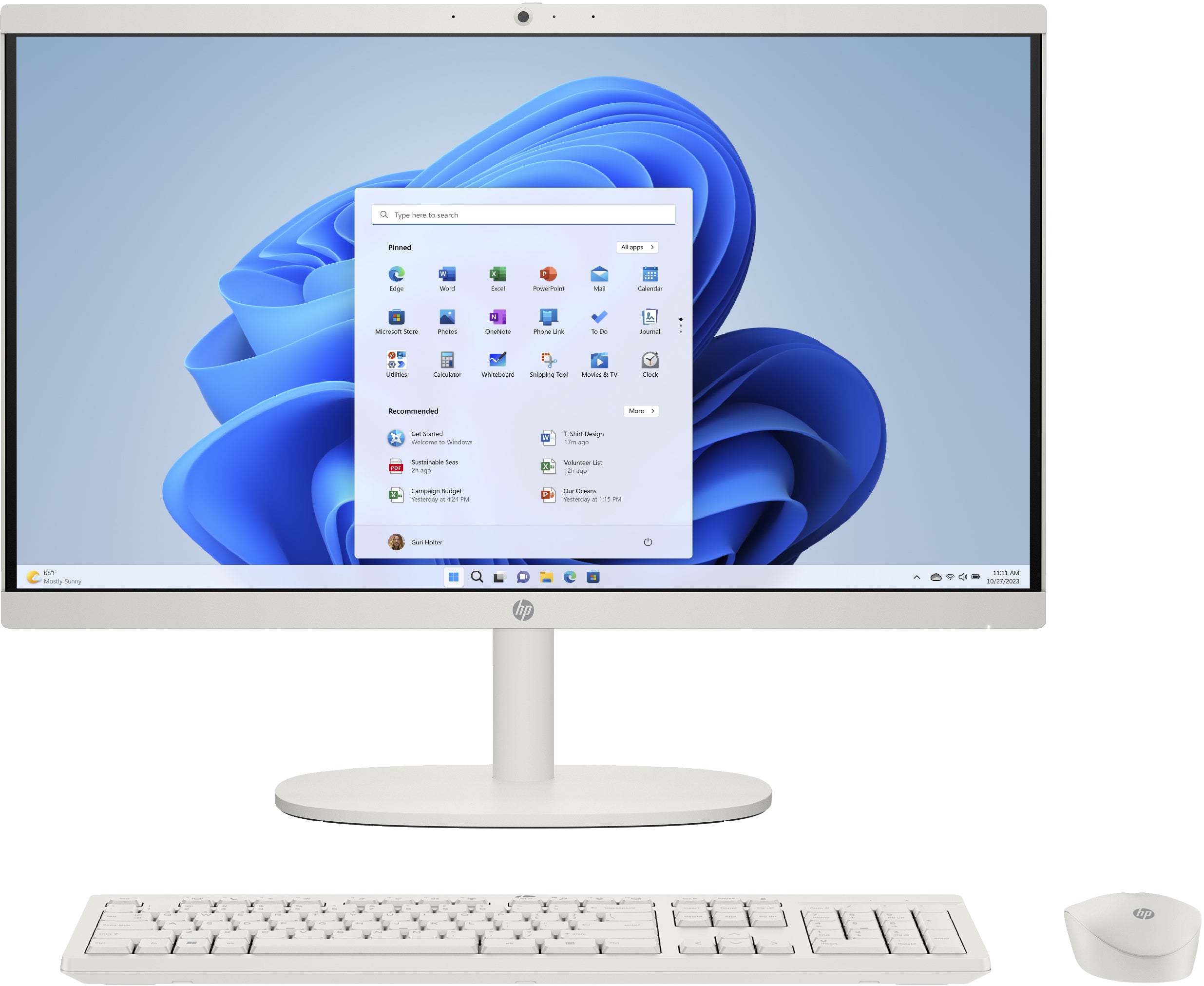 HP 22-dg0019 21.45" FHD All-in-One PC, Intel Pentium Silver J5040, 2.0GHz, 8GB RAM, 256GB SSD, Win11HS - 9Z0Q7AA#ABL