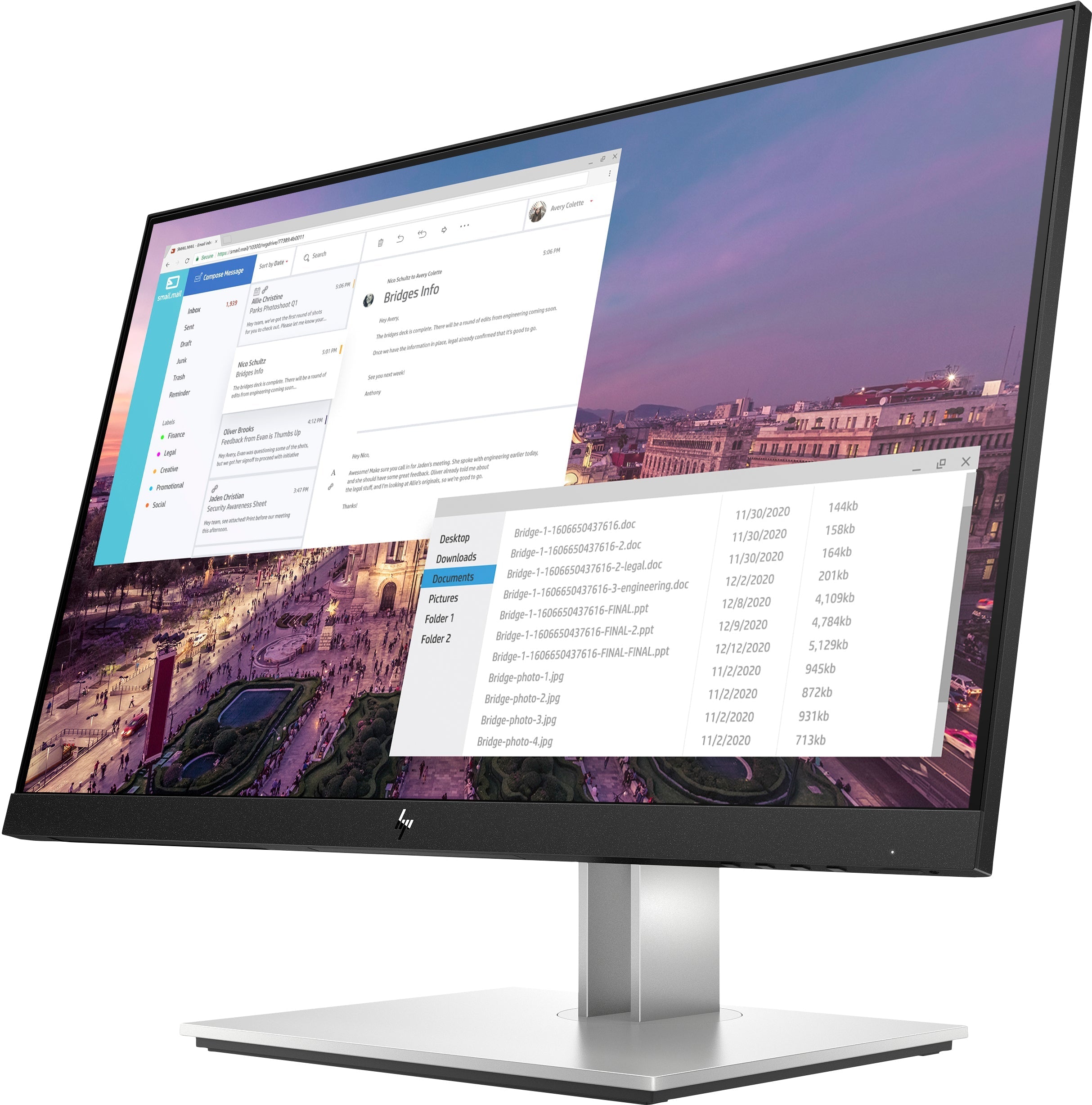 HP E23 G4 23" FHD IPS Monitor, 16:9, 5ms, 1000:1-Contrast - 9VF96AA#ABA (Certified Refurbished)