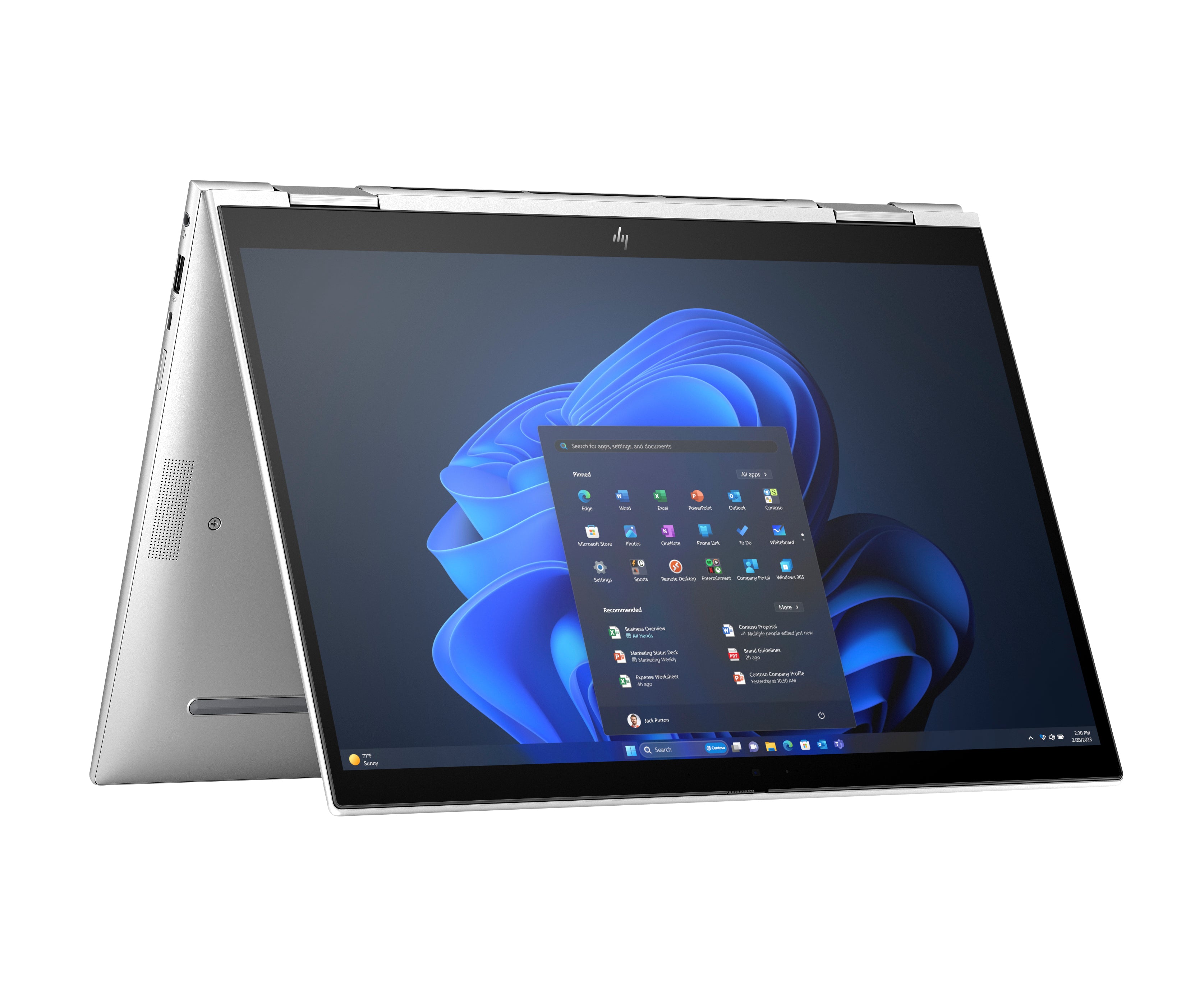 HP Elite X360 830 G11 13.3" WUXGA Convertible Notebook, Intel Ultra 5 125U, 32GB RAM, 1TB SSD, Win11P - E0AK8U8#ABA