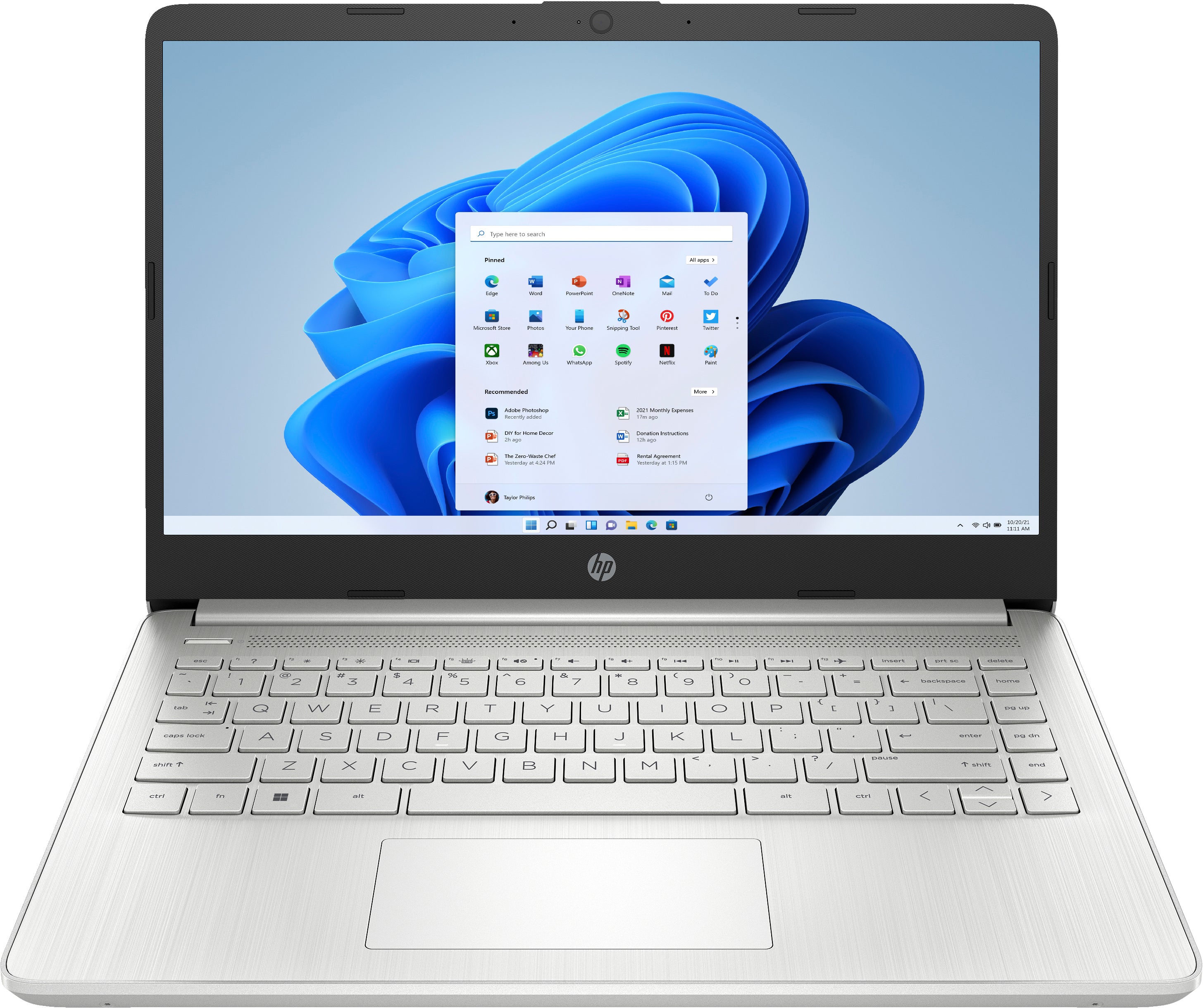 HP 14-dq3875nr 14" HD Notebook, Intel Pentium Silver N6000, 4GB RAM, 64GB eMMC, Win11HS- AJ1U8UA#ABA (Certified Refurbished)