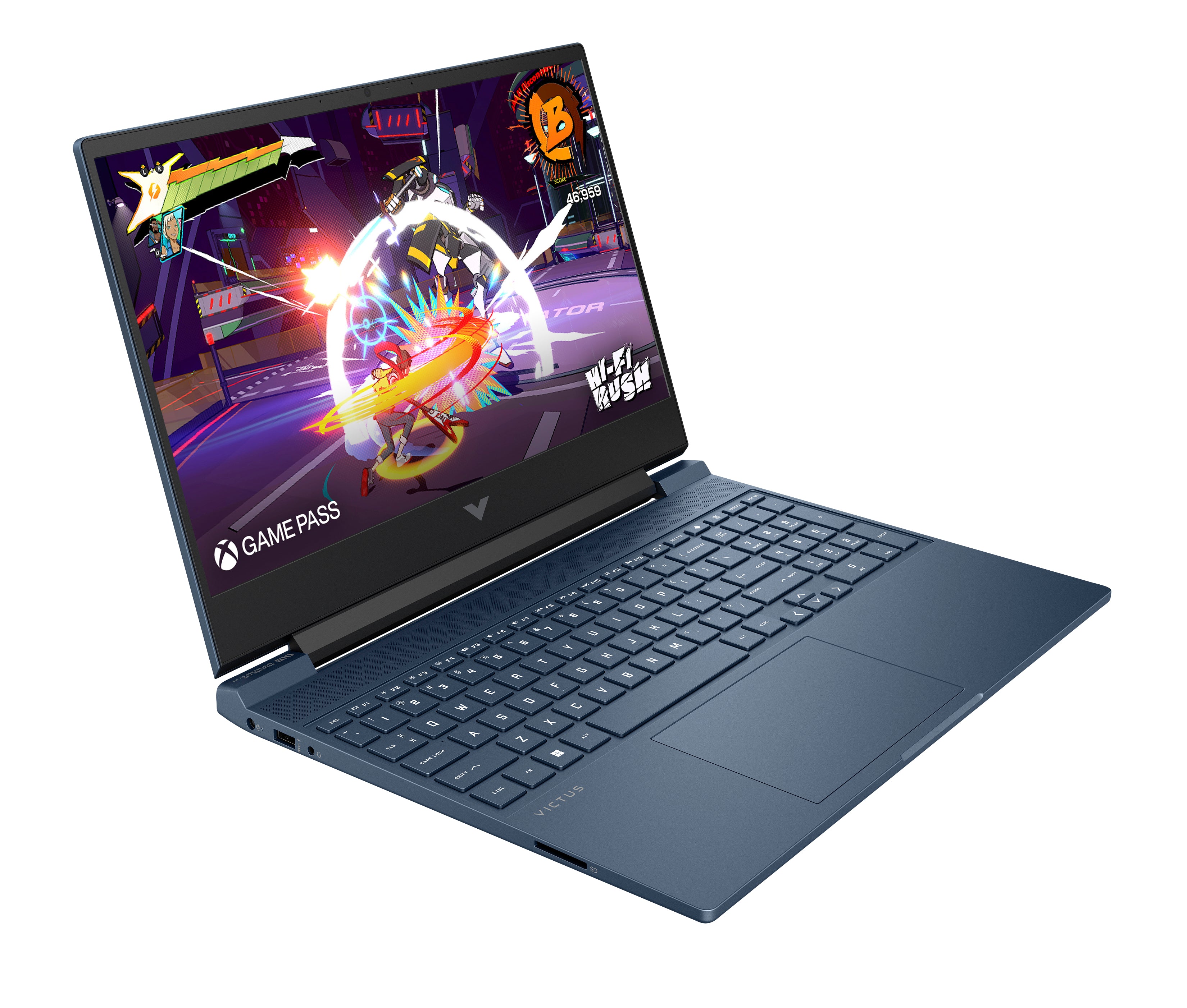 HP Victus 15-fb3565nr 15.6" FHD Gaming Notebook, AMD R5-8645HS, RTX 3050, 16GB RAM, 512GB SSD, Win11H - B89NGUA#ABA