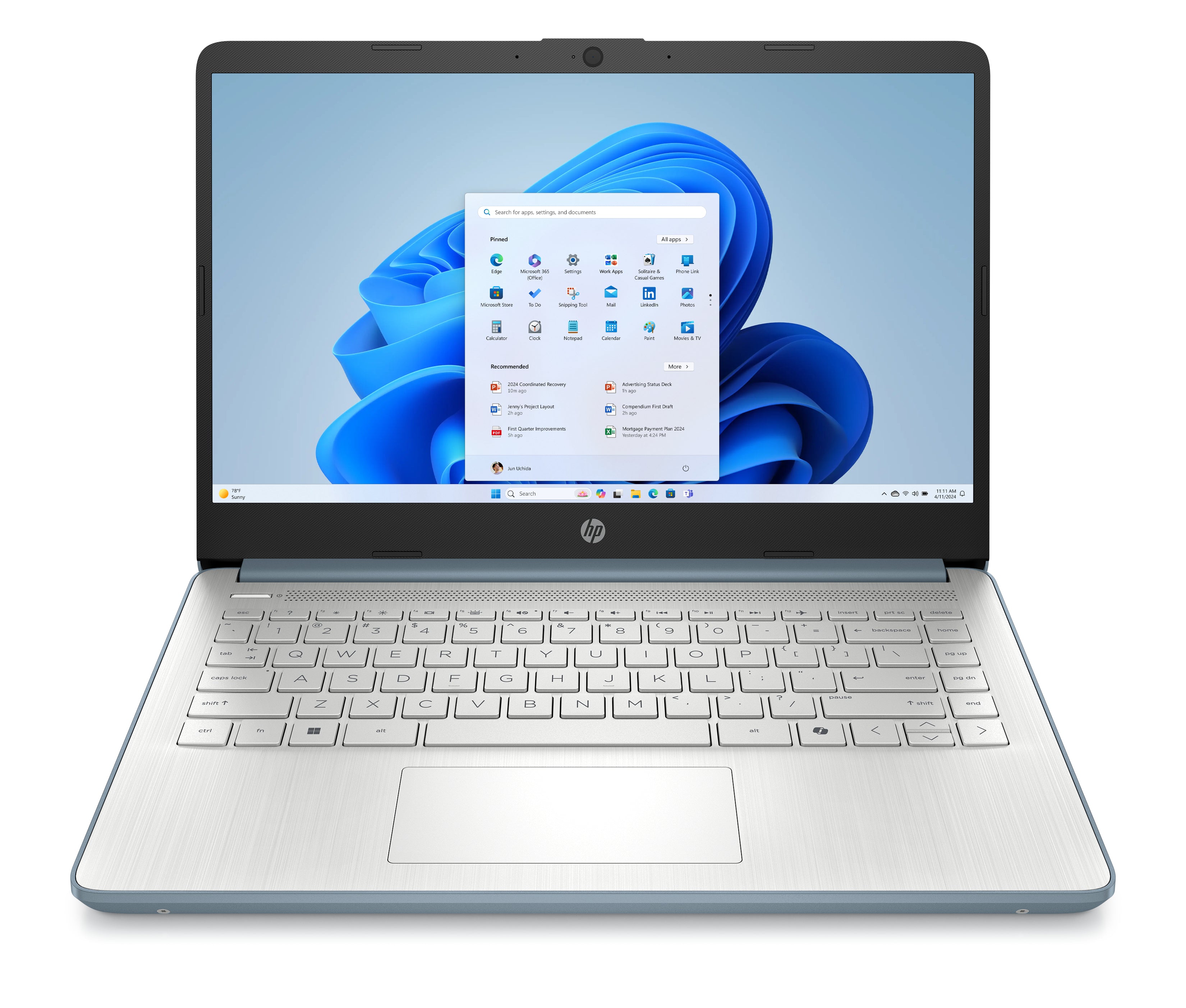 HP 14-dq6103ds 14" HD Notebook, Intel N150, 4GB RAM, 128GB UFS, Win11HS- BK1P0UA#ABA (Certified Refurbished)