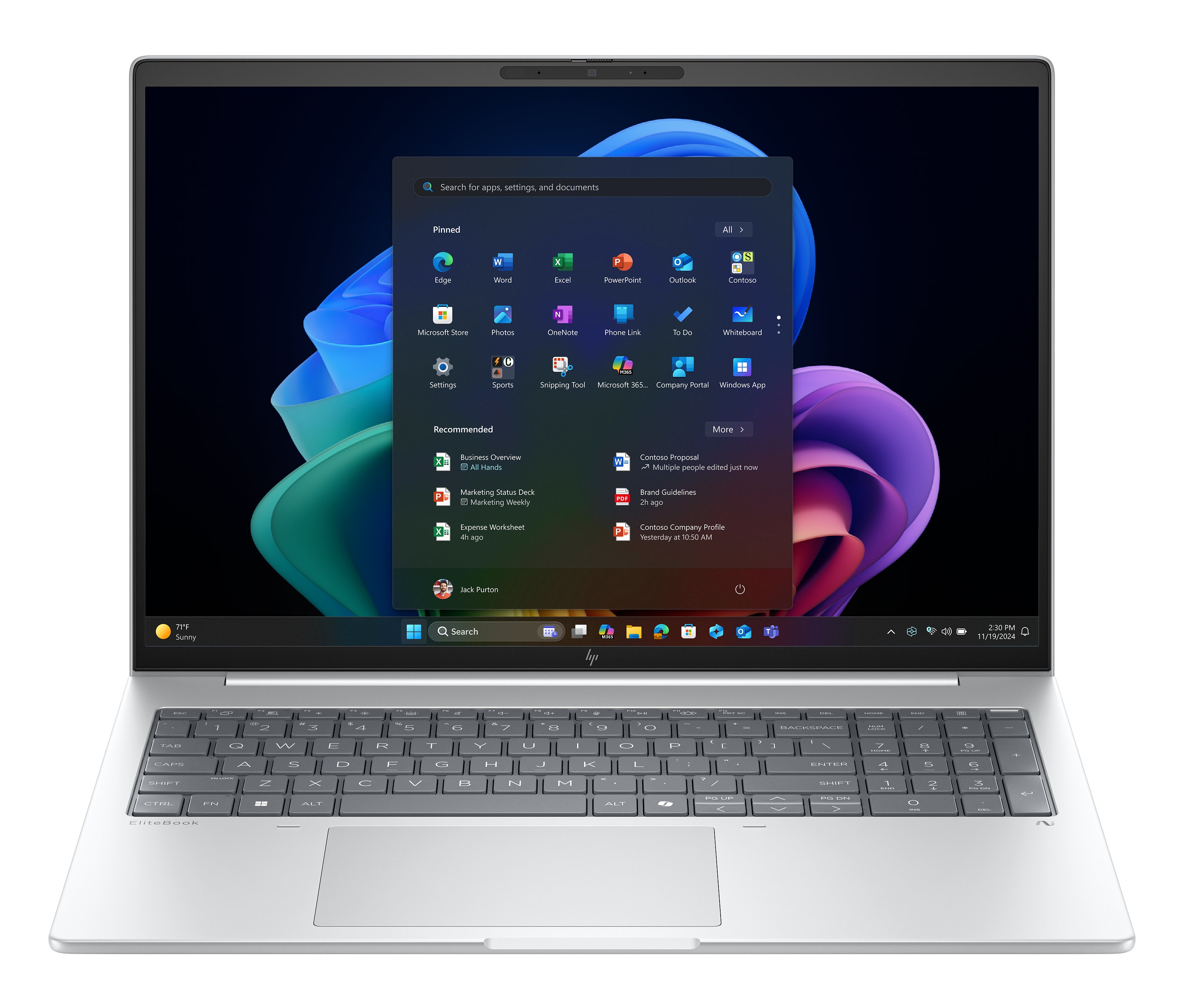 HP EliteBook 8 G1a 16" WUXGA Notebook, AMD Ryzen 7 PRO 250, 32GB RAM, 512GB SSD, Win11P - D6UN9U8#ABA