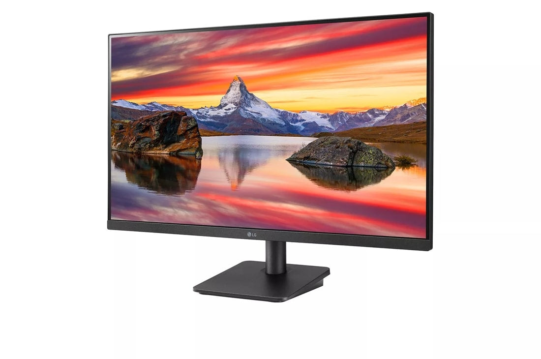 LG 27" FHD IPS 3-Side Borderless Monitor with FreeSync, 16:9, 5ms, 600:1-Contrast - 27MP40W-B