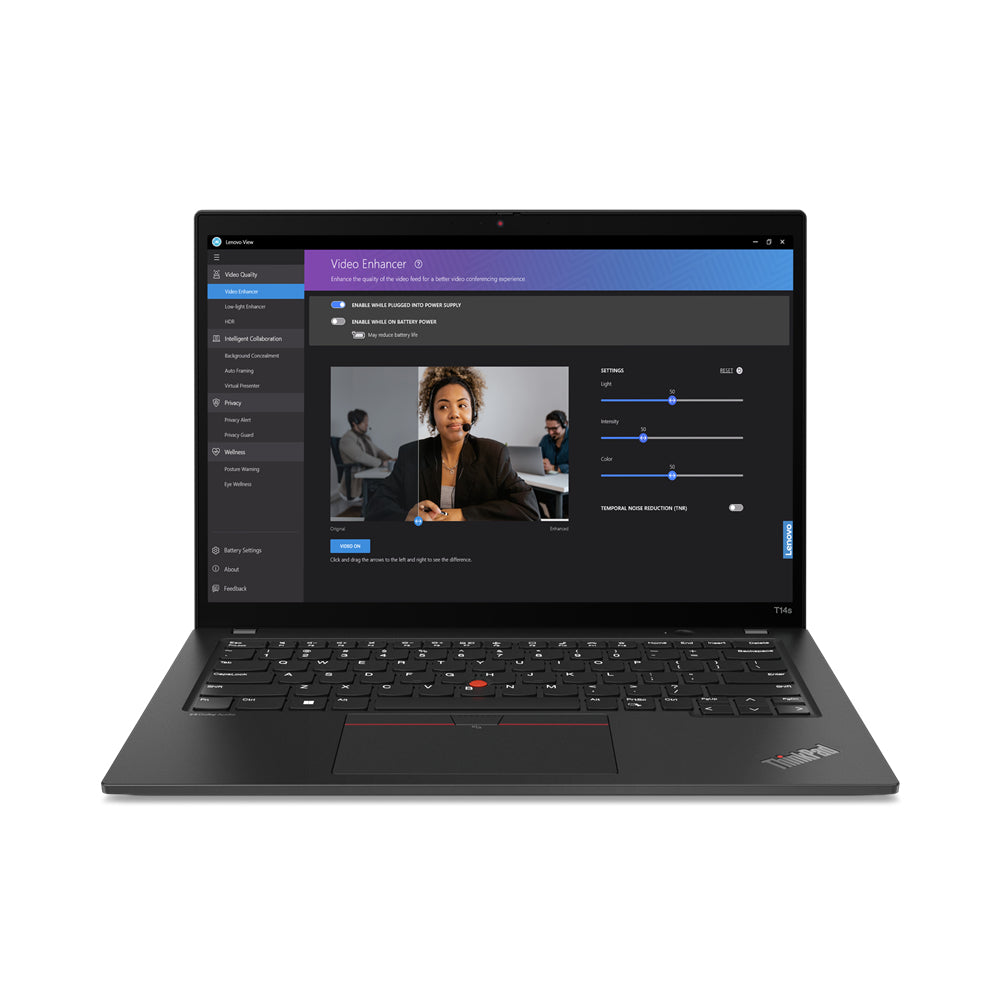 Lenovo ThinkPad T14s Gen 4 14" WUXGA Notebook, Intel i7-1365U, 1.80GHz, 16GB RAM, 512GB SSD, Win11P - 21F6001HUS