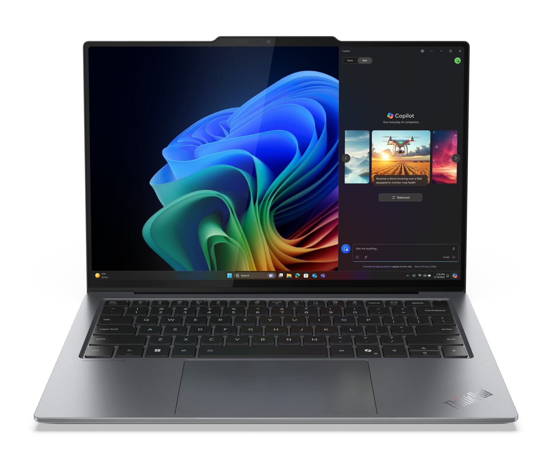 Lenovo ThinkPad X9-14 Gen 1 14" 2.8K Notebook, Intel Ultra 7 258V, 32GB RAM, 512GB SSD, Win11P - 21QA008NUS