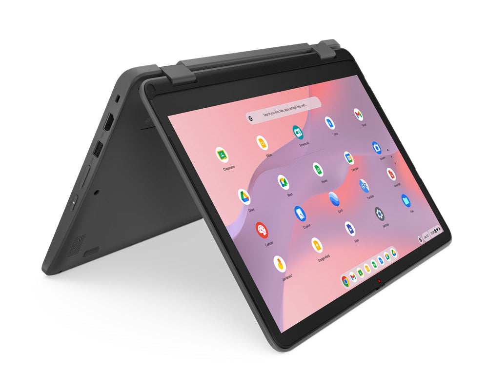 Lenovo 500e Yoga Gen 4 12.2" WUXGA Convertible Chromebook, Intel N100, 4GB RAM, 32GB eMMC, ChromeOS - 82W4002XUS