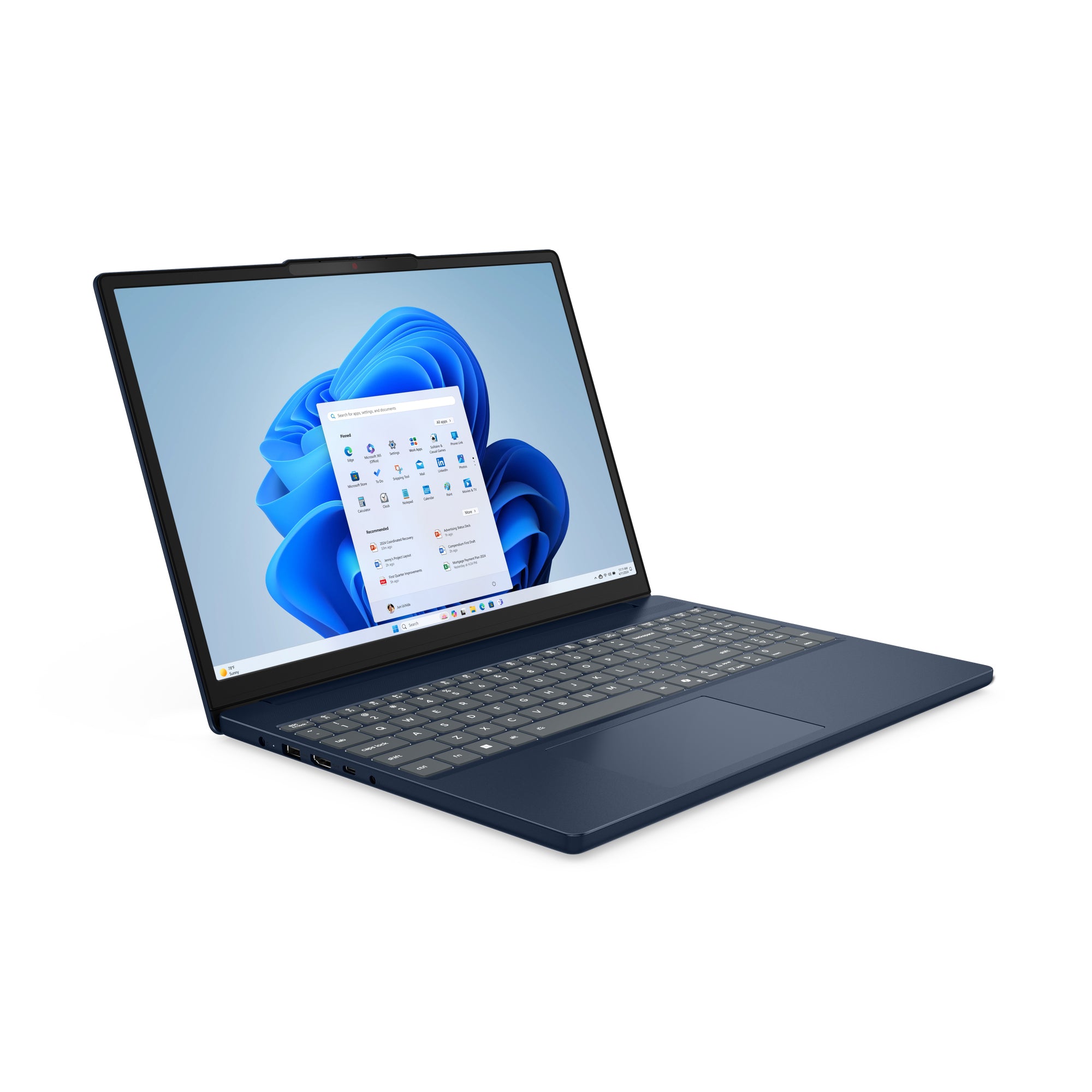 Lenovo IdeaPad Slim 3 15AHP10 15.3" WUXGA Notebook, AMD R7-8840HS, 16GB RAM, 512GB SSD, Win11H - 83KA003DUS (Refurbished)