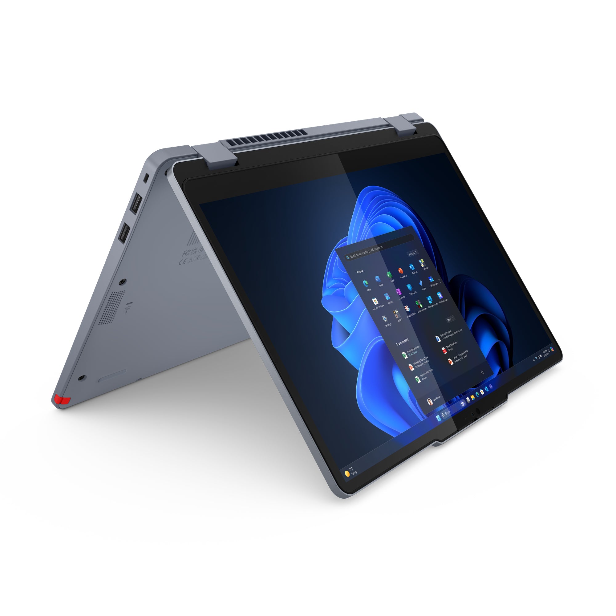 Lenovo 13w Gen 3 13.3" WUXGA Convertible Notebook, Intel Core 3 100U, 8GB RAM, 256GB SSD, Win11P - 83M9000DUS