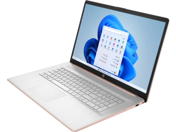 HP 17-cn0445nr 17.3" HD+ Notebook, Intel Celeron N4120, 1.10GHz, 4GB RAM, 256GB SSD, Win11H - 90H35UA#ABA