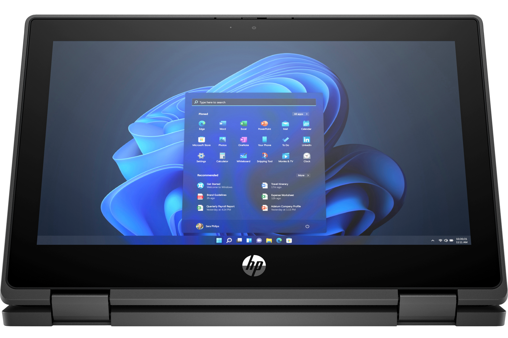 HP Pro x360 Fortis 11 G10 11.6" HD Convertible Notebook, Intel i5-1230U, 8GB RAM, 256GB SSD, Win11P - 88S03US#ABA