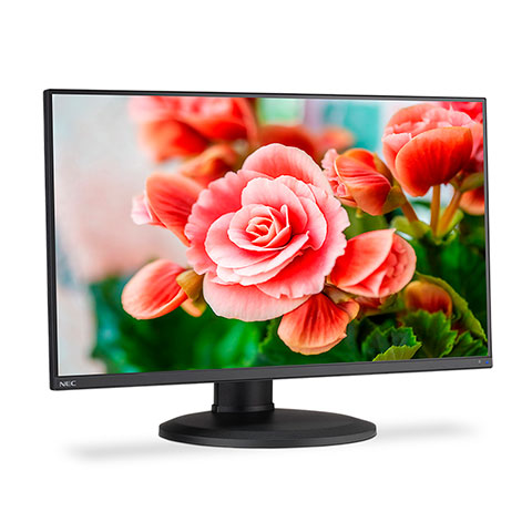 NEC MultiSync E273F 27" FHD LED Monitor, 16:9, 6MS, 5000:1-Contrast - E273F-BK (Certified Refurbished)