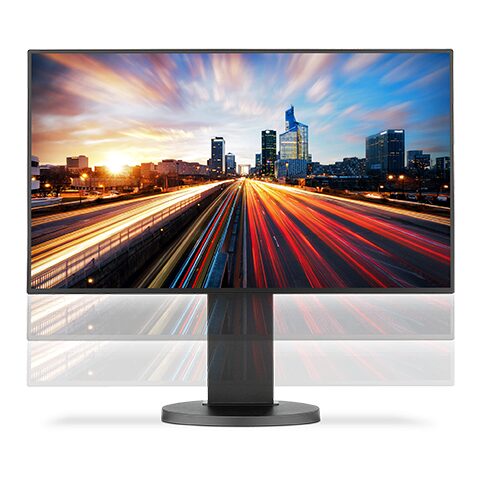 NEC MultiSync EX241UN 24" FHD Widescreen Monitor, 16:9, 6MS, 1K:1-Contrast - EX241UN-BK (Certified Refurbished)
