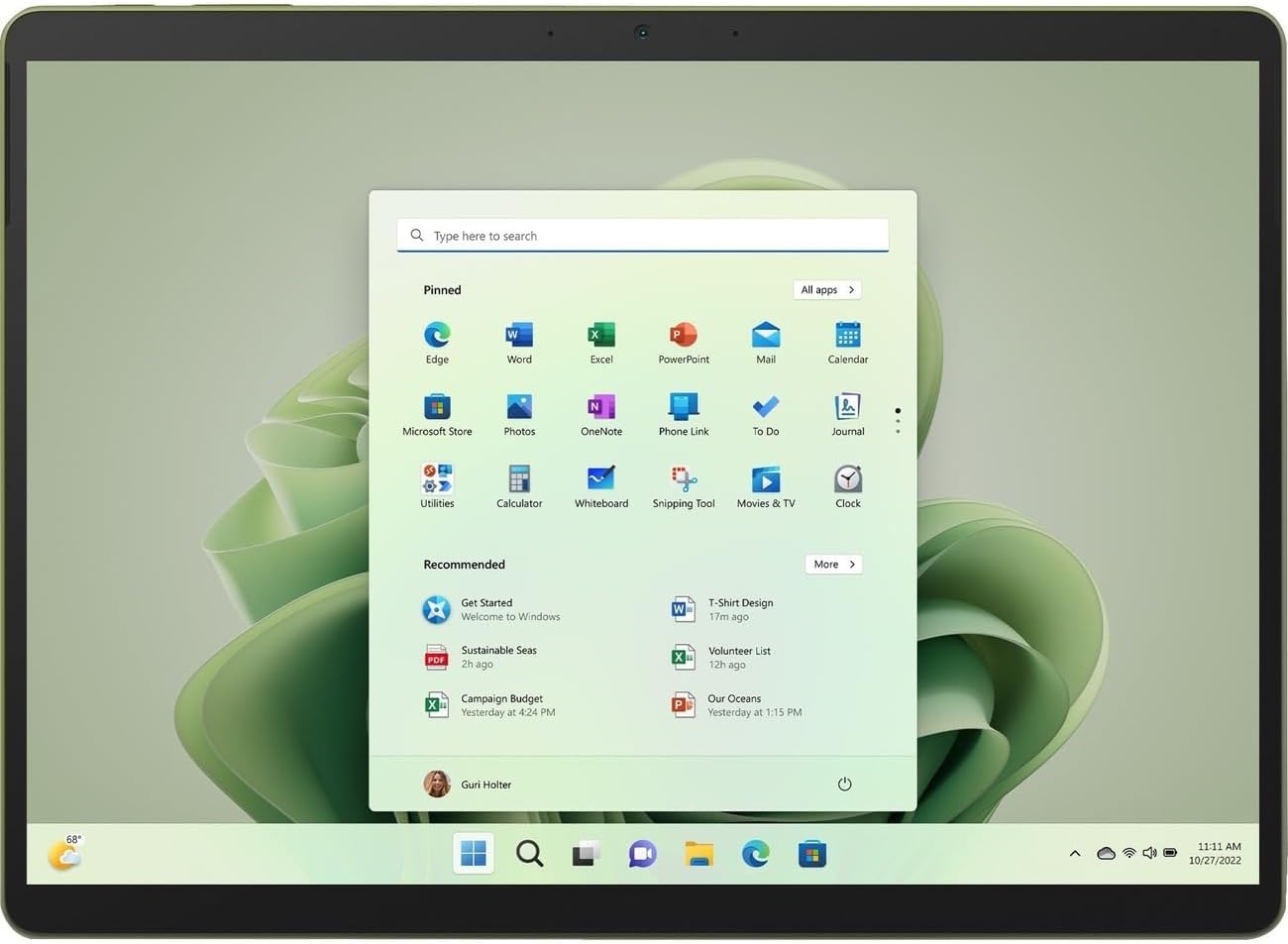 Microsoft Surface Pro-9 13" PixelSense Tablet, Intel i5-1245U, 1.60GHz, 16GB RAM, 256GB SSD, Win11P - QIA-00051