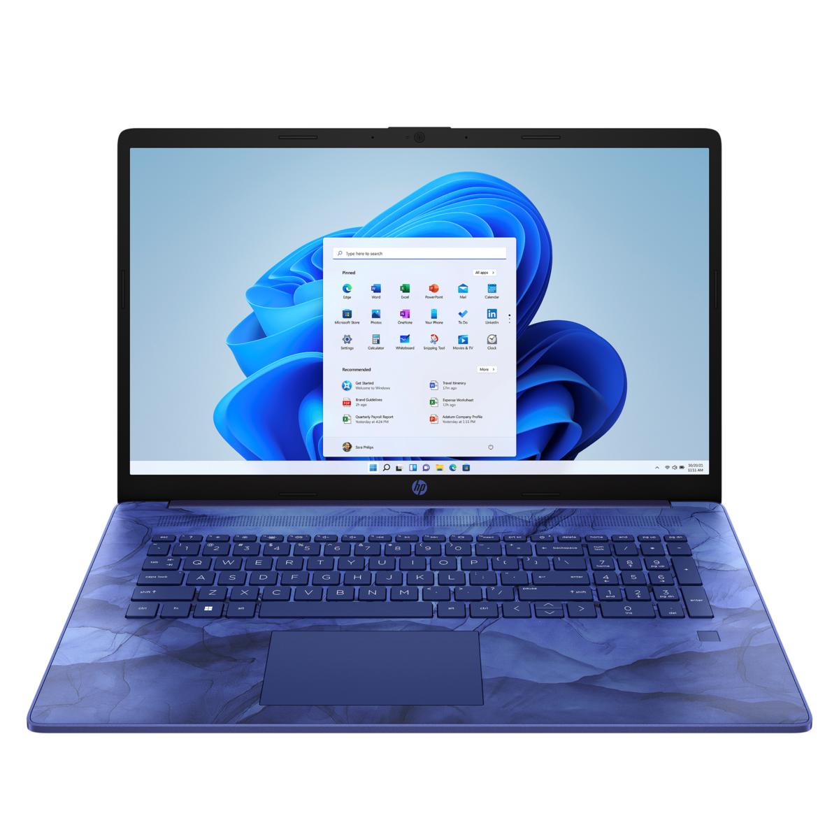 HP 17-cn0204ds 17.3" HD+ Notebook, Intel i3-1125G4, 2.0GHz, 12GB RAM, 512GB SSD, Win11H - 6A2N2UA#ABA (Certified Refurbished)