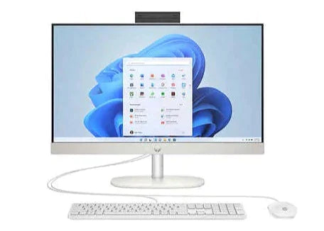 HP 24-cr0077c 23.8" FHD All-in-One PC, AMD R5-7520U, 2.80GHz, 8GB RAM, 512GB SSD, Win11H - 7K975AA#ABA (Refurbished)