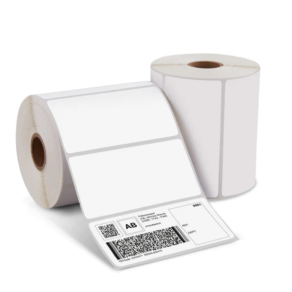 4x2 Thermal Shipping Paper Roll of 1000 Labels Self-adhesive Mailing 4  rolls