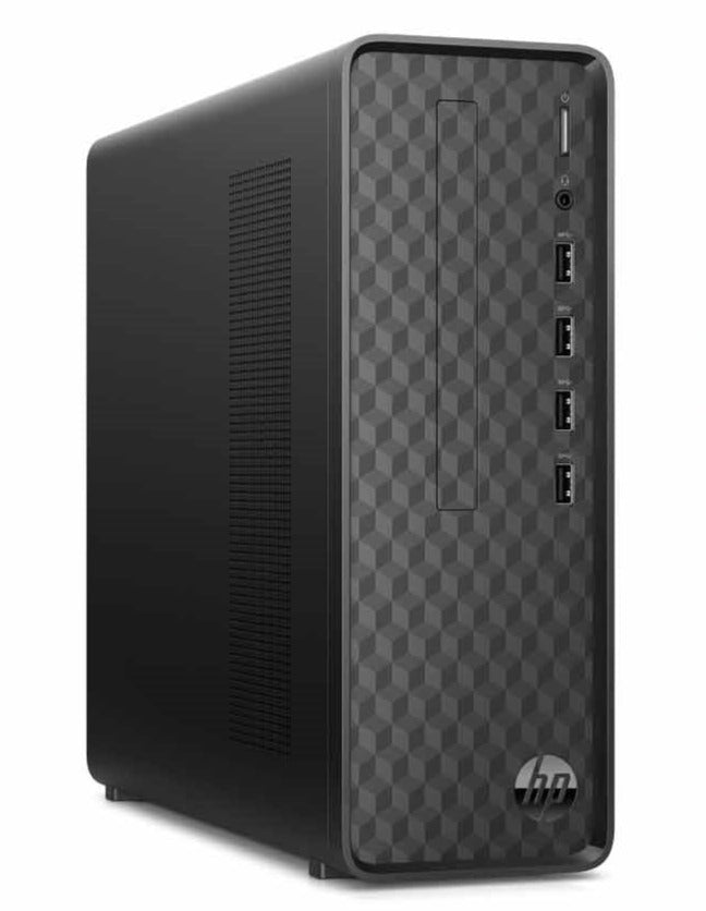 HP Slim S01-pF2003w Minitower Desktop, Intel i3-10105, 3.70GHz, 8GB RAM, 256GB SSD, Win11H - 6T8H3U8#ABA (Certified Refurbished)