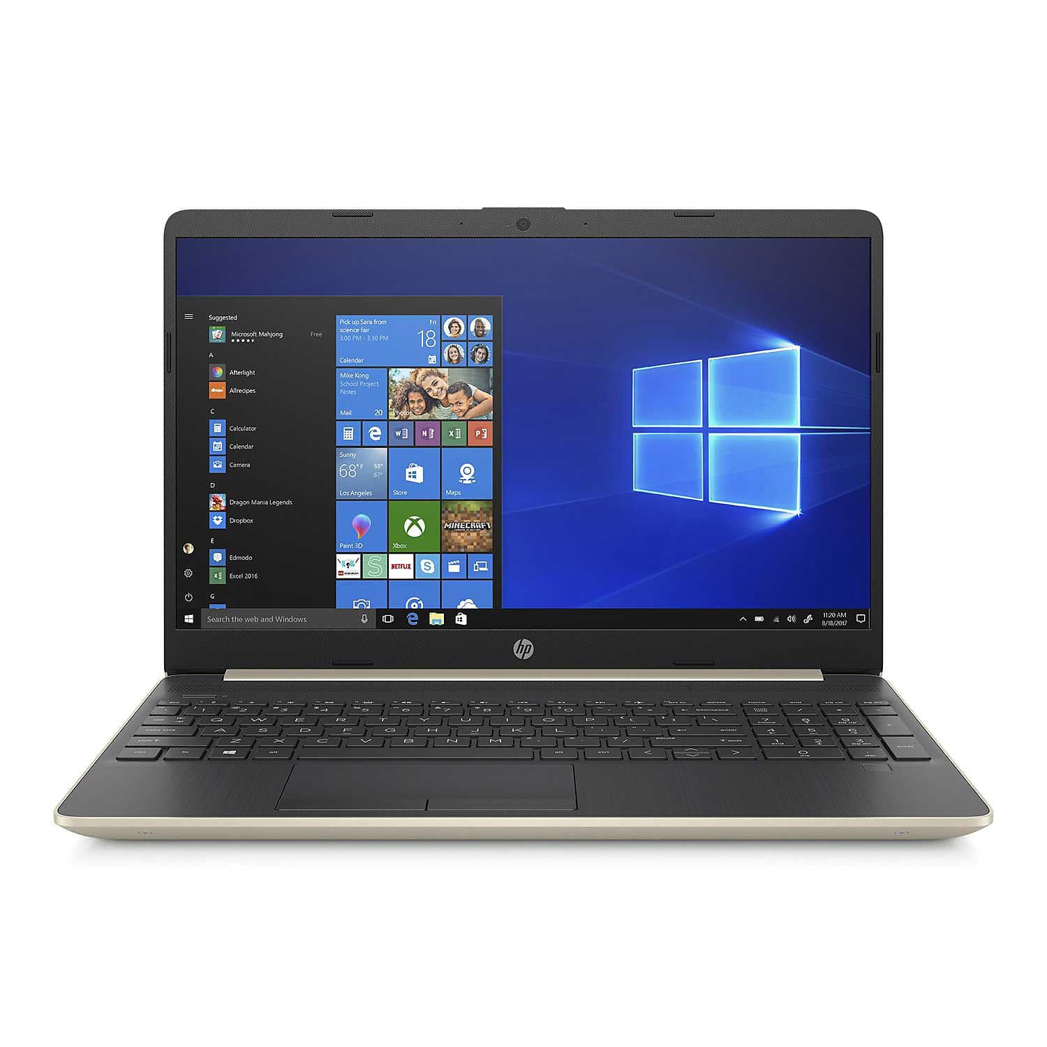 HP 15-dw0088cl 15.6" HD (Non-Touch) Notebook, Intel Core i5-8265U, 1.60GHz, 8GB RAM, 256GB SSD, Windows 10 Home 64-Bit - 6SN36UA#ABA (Certified Refurbished)