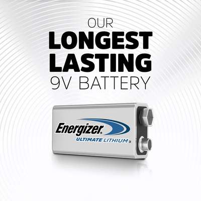 Energizer Ultimate Lithium 9-Volt Battery (2-Pack) - L522BP2