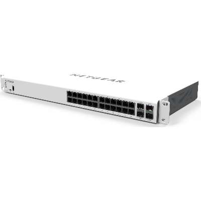 Netgear Insight Managed 28-Port Gigabit Ethernet Switch, PoE+, 2 SFP + 10G SFP+ Fiber Ports- GC728X-100NAS