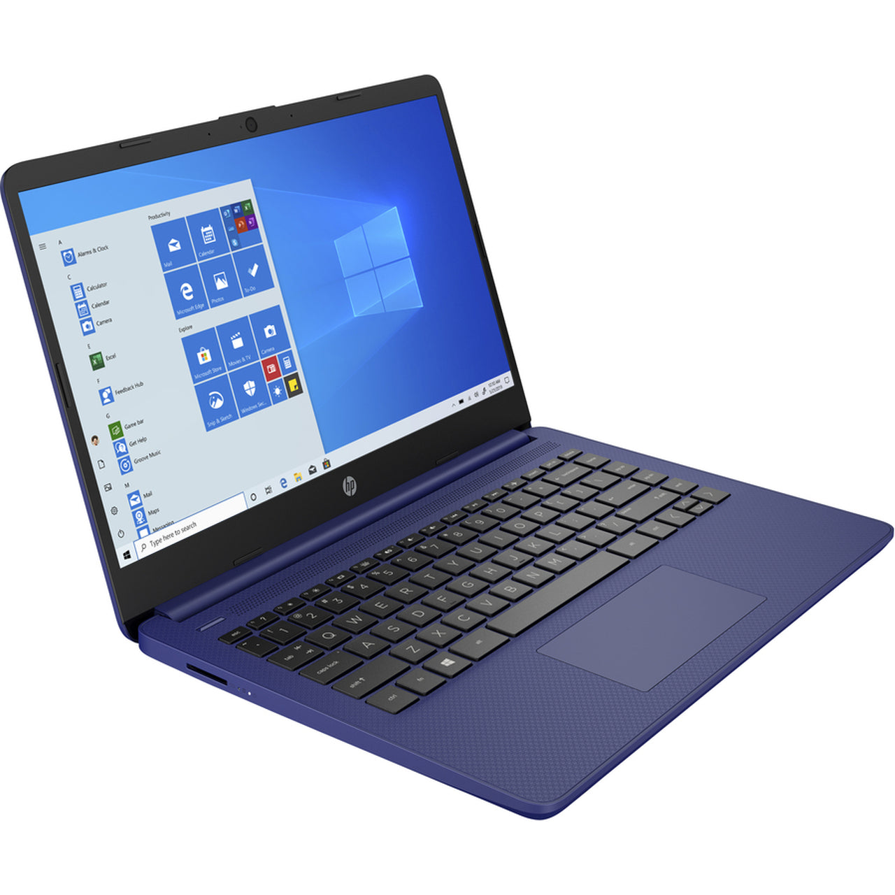 HP 14-dq0010nr 14" HD Notebook, Intel Celeron N4020, 1.10GHz, 4GB RAM, 64GB eMMC, Win10HS - 47X74UA#ABA