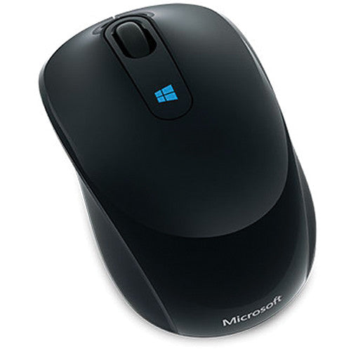 Microsoft Sculpt Mobile Mouse, RF, Wireless, Ambidextrous, Black - 43U-00001