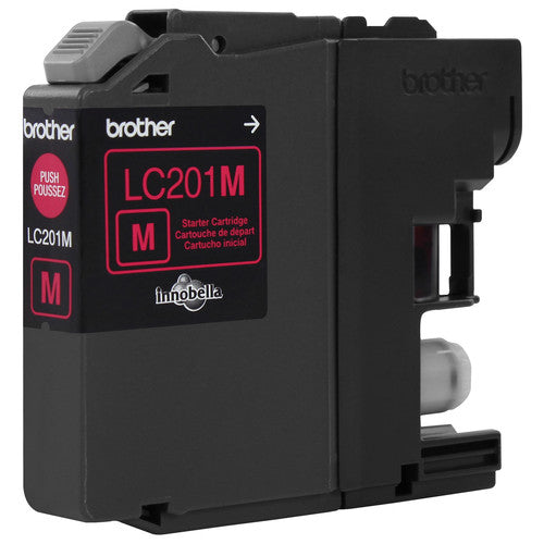 Brother Innobella Original Ink Cartridge, Standard Yield, Inkjet, 260 Pages, Magenta - LC201M